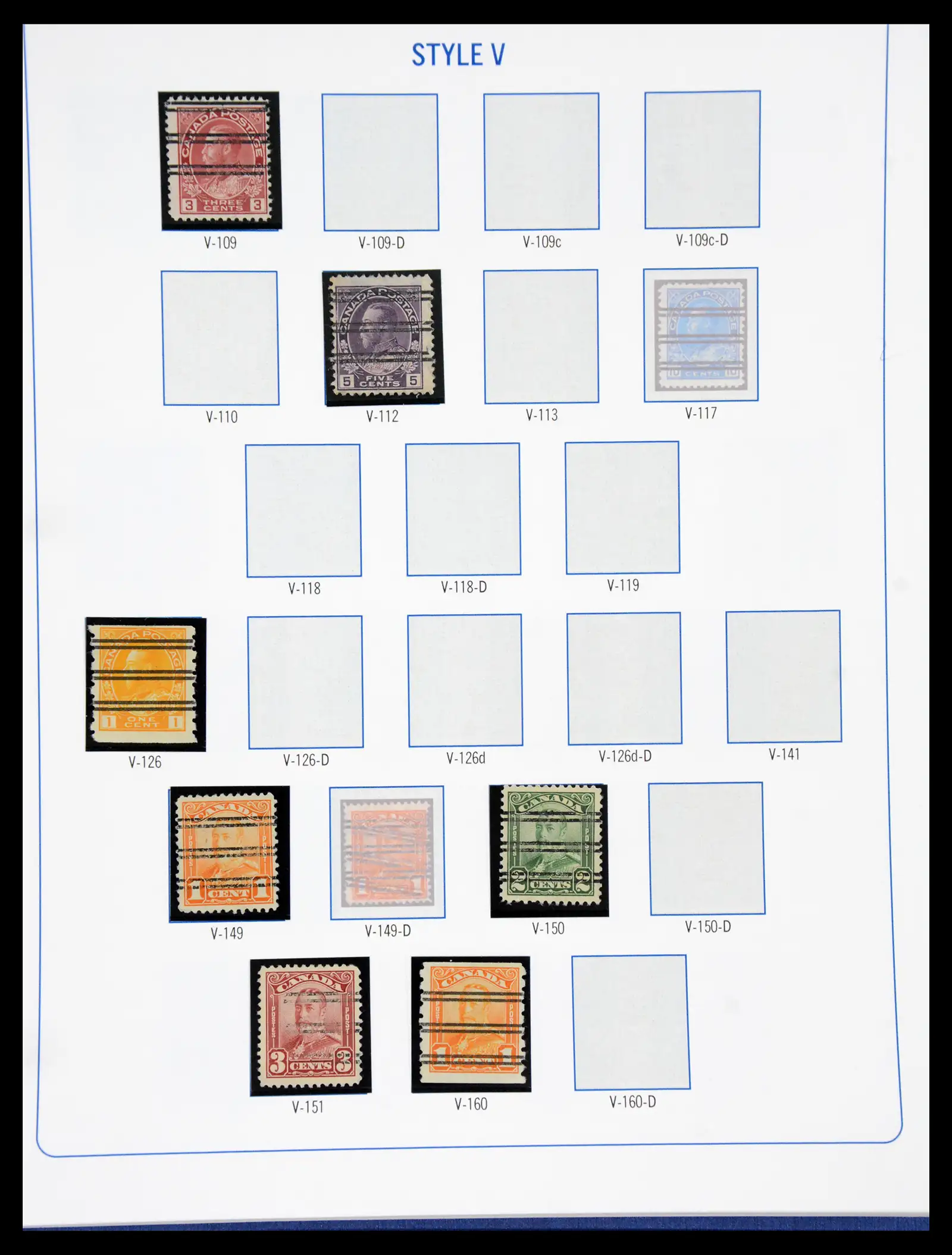 41101 0030 - Stamp collection 41101 Canada precancels.