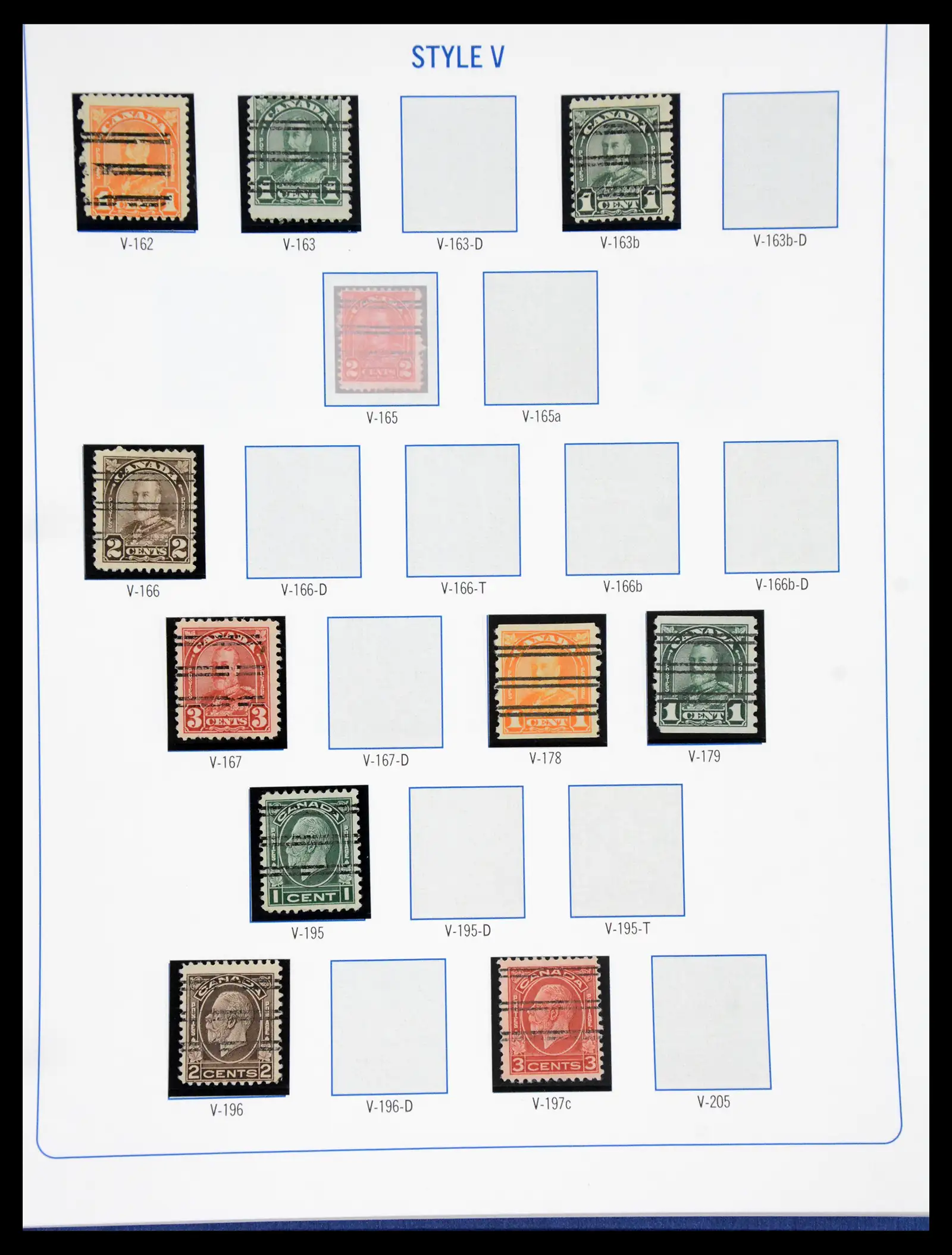 41101 0031 - Stamp collection 41101 Canada precancels.