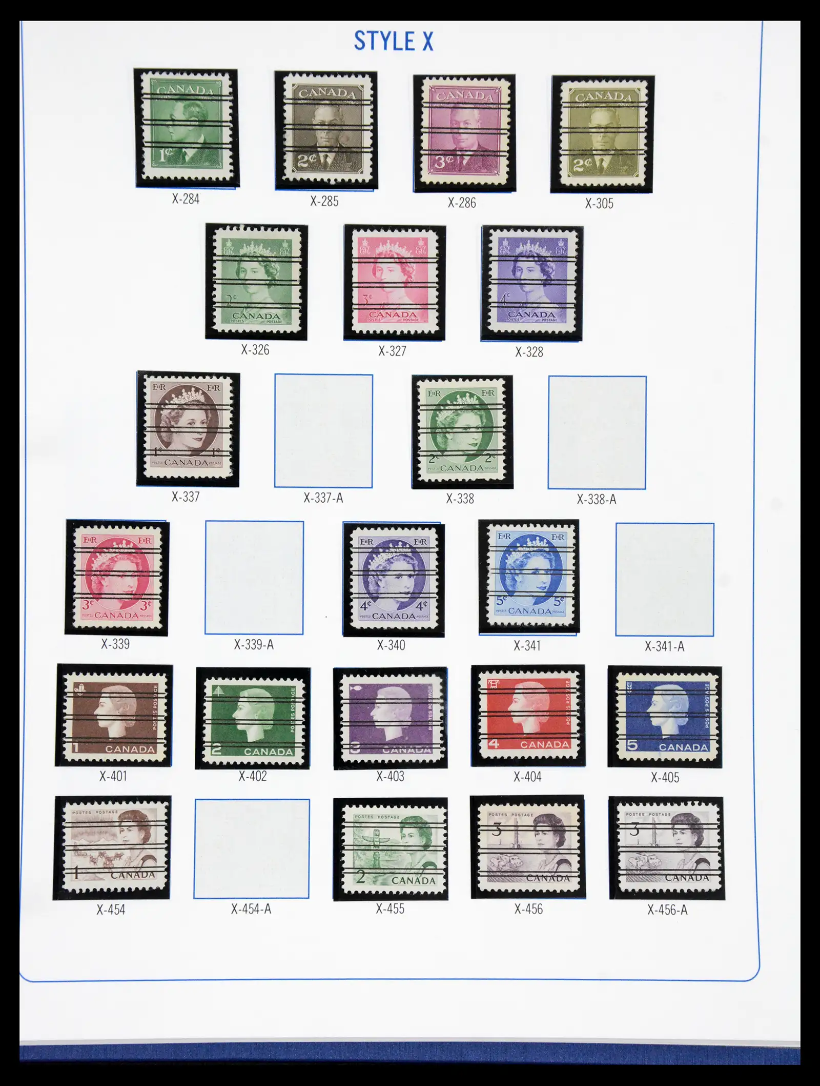 41101 0035 - Stamp collection 41101 Canada precancels.