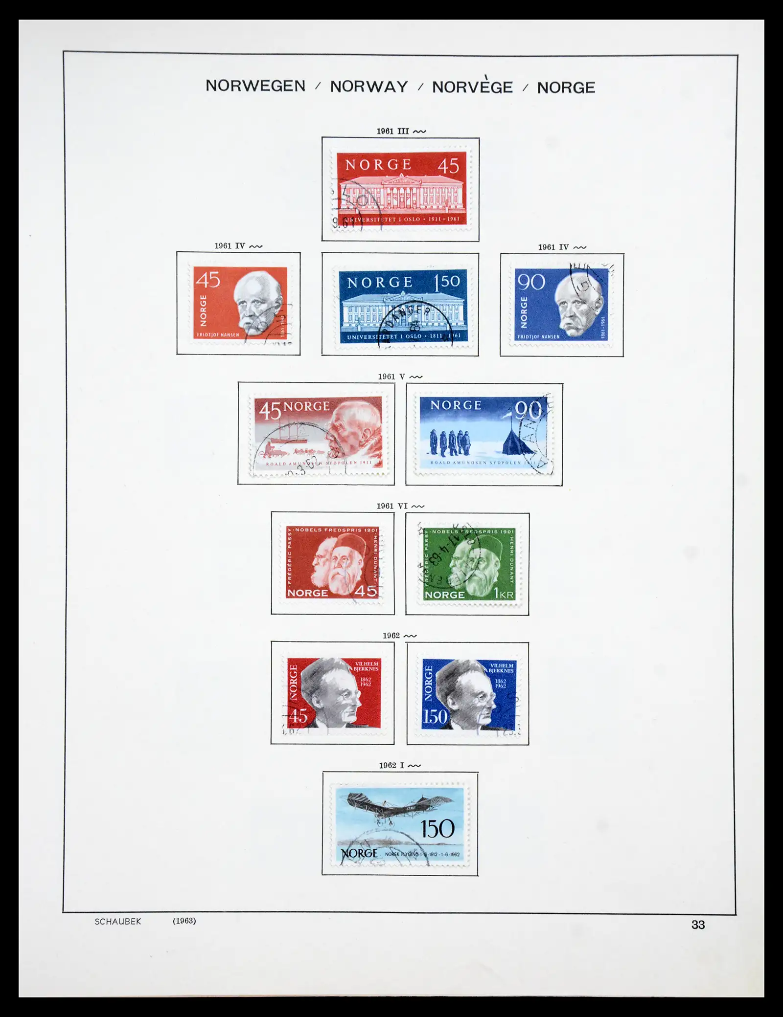41108 0026 - Stamp collection 41108 Norway 1855-1979.