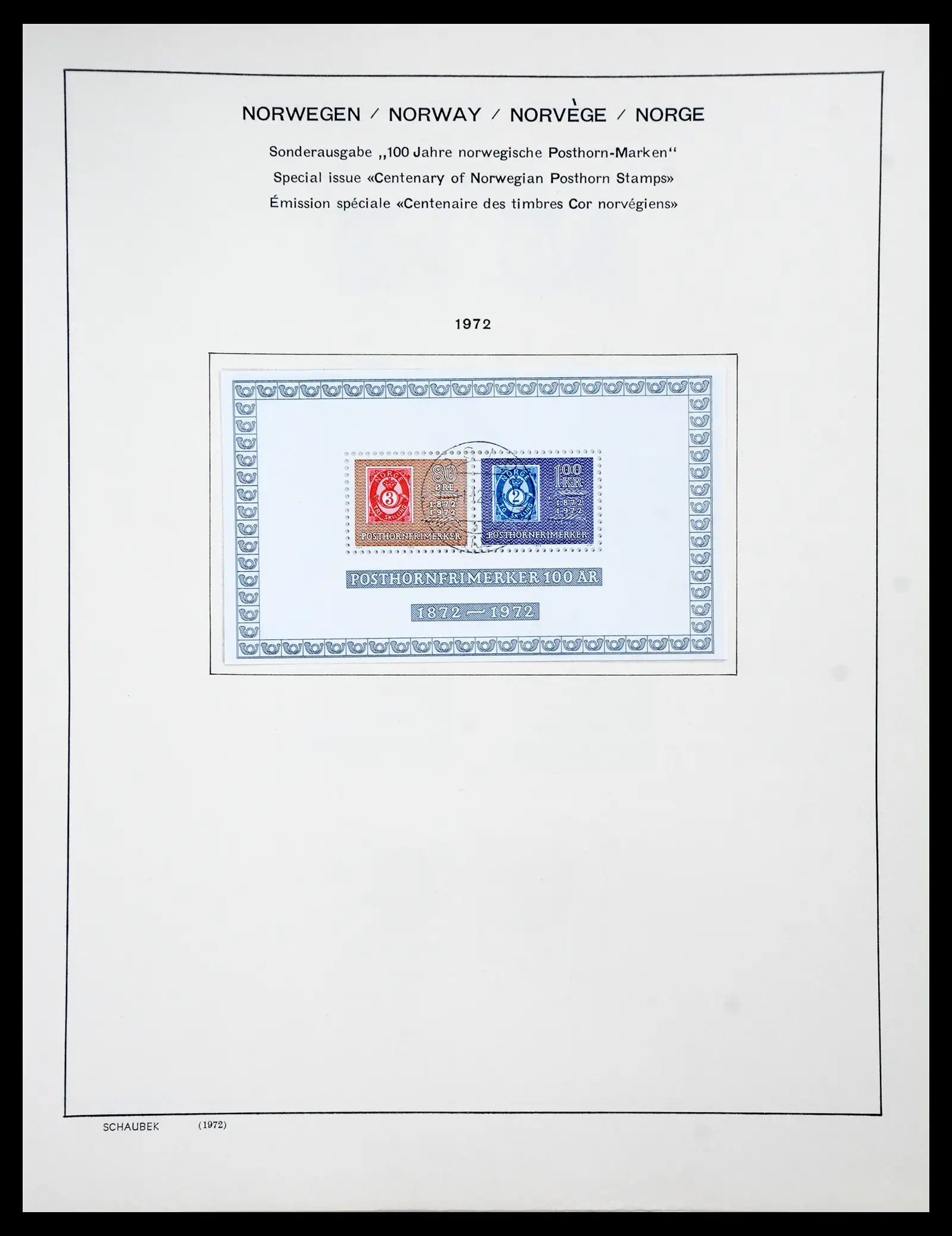 41108 0043 - Stamp collection 41108 Norway 1855-1979.