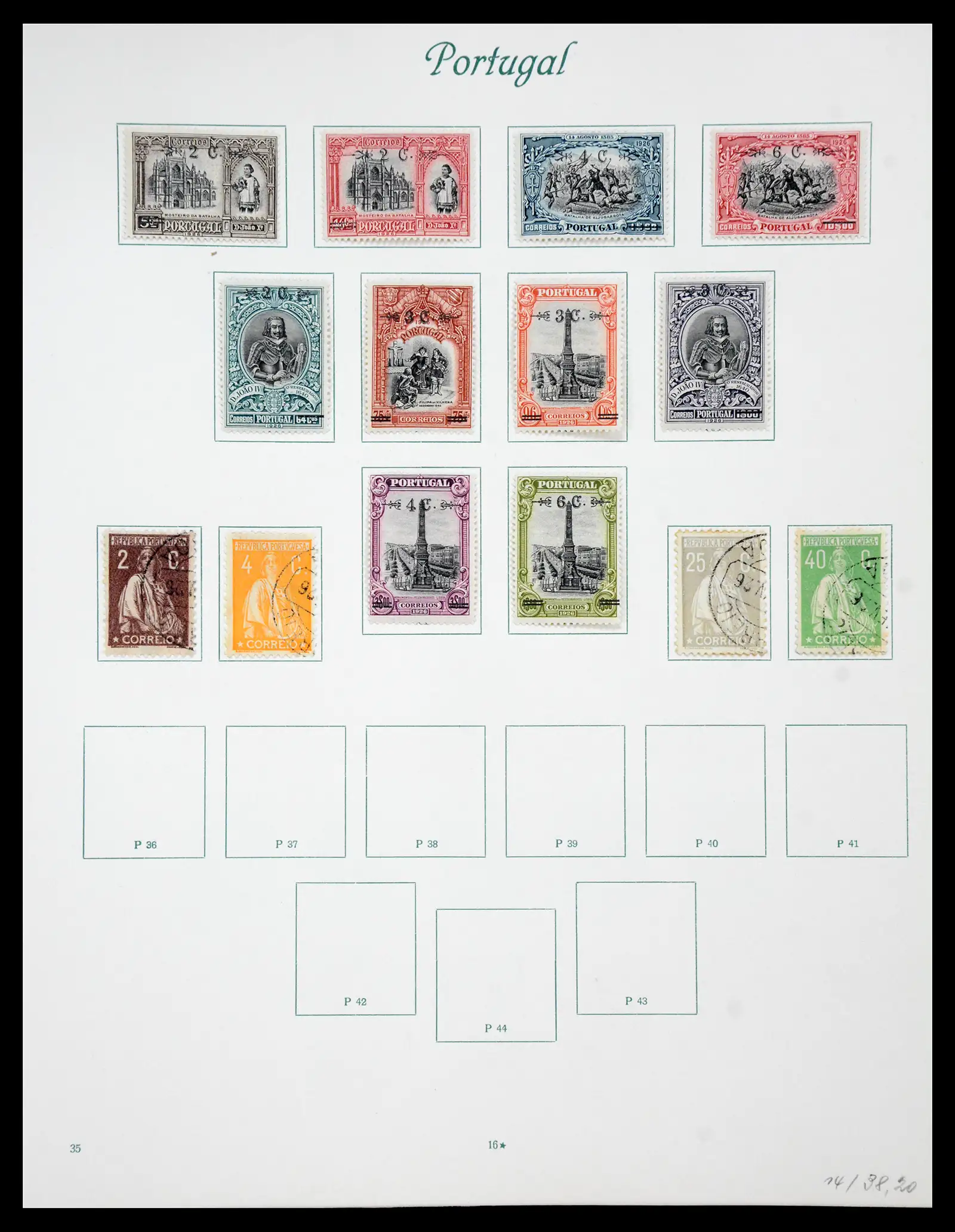 41109 0021 - Stamp collection 41109 Portugal 1853-1931.