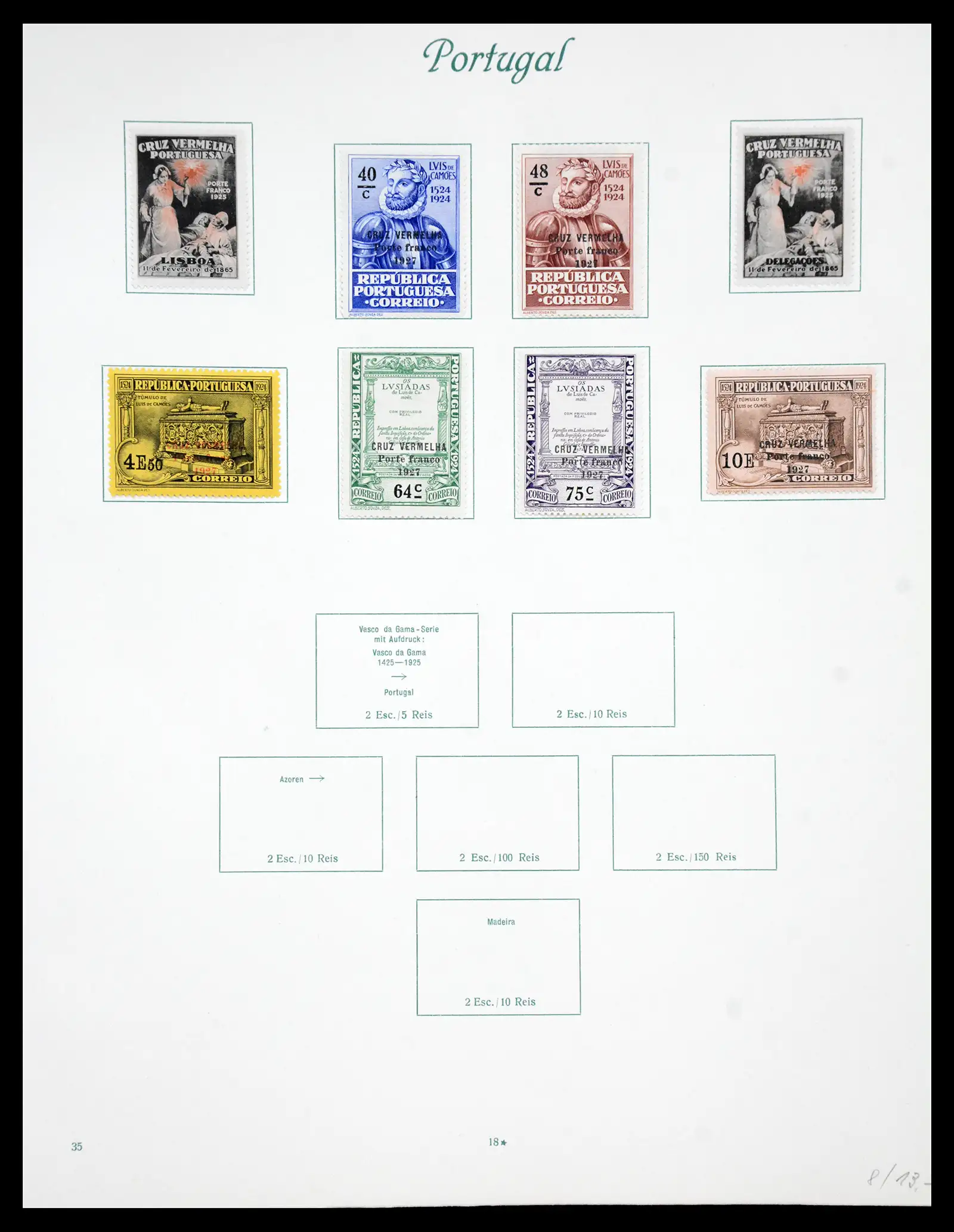 41109 0023 - Stamp collection 41109 Portugal 1853-1931.
