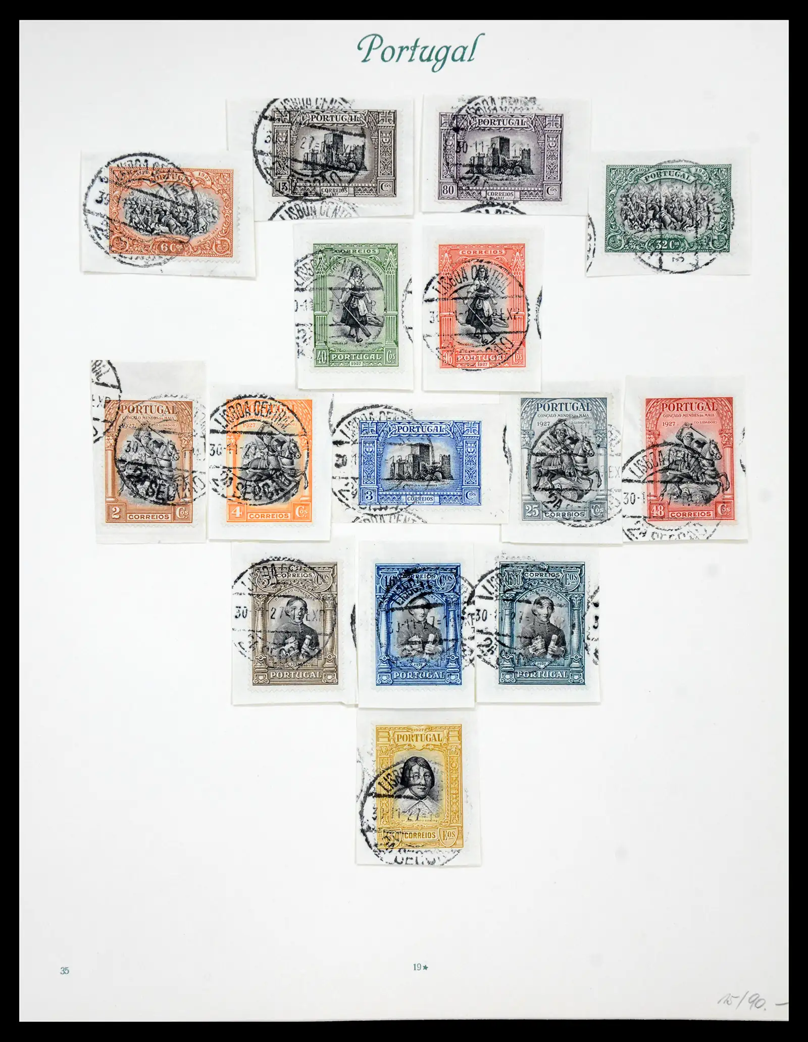 41109 0024 - Stamp collection 41109 Portugal 1853-1931.
