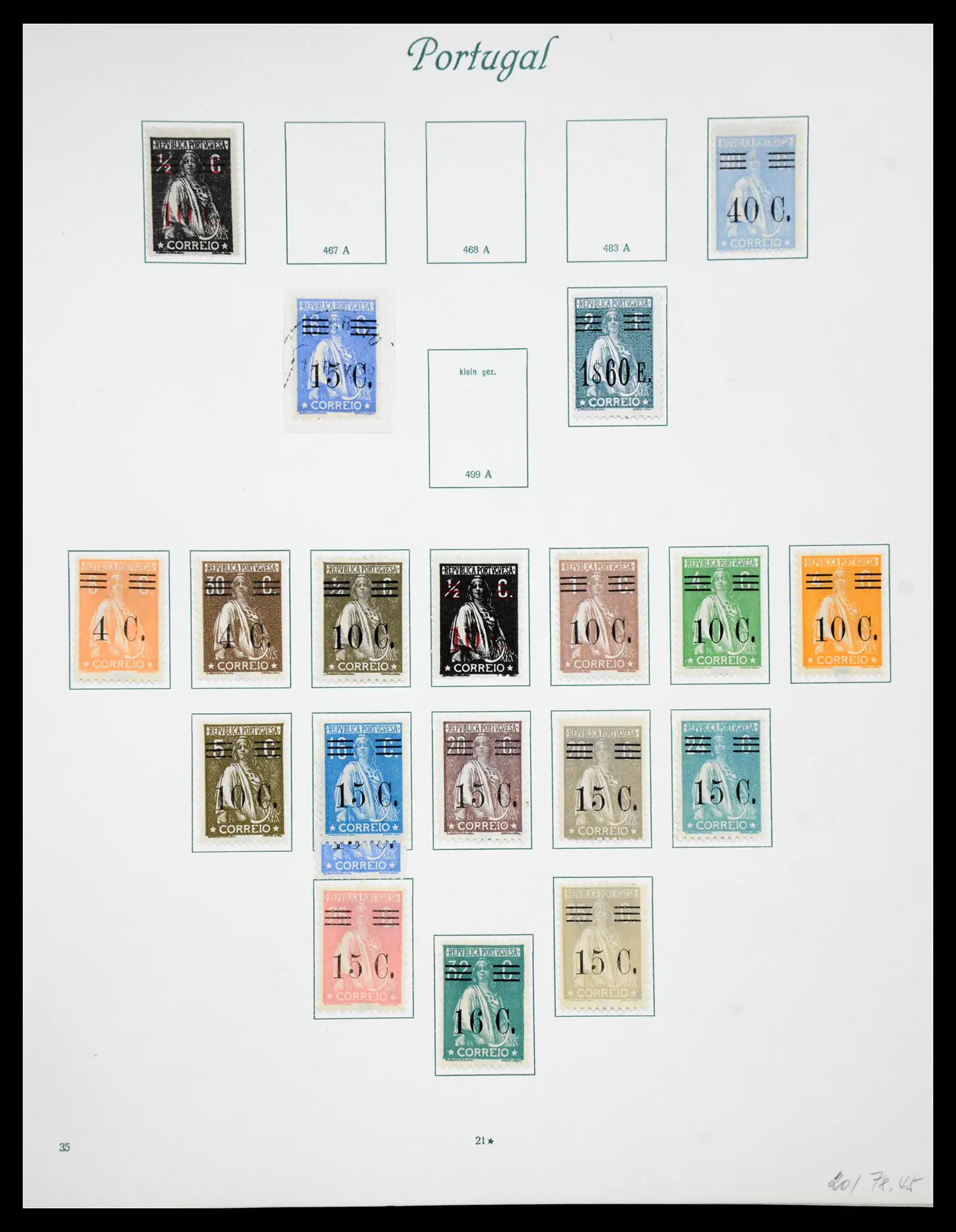 41109 0026 - Stamp collection 41109 Portugal 1853-1931.