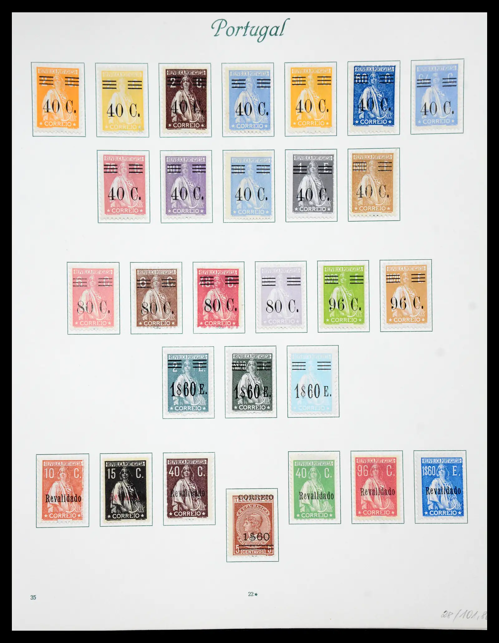 41109 0027 - Stamp collection 41109 Portugal 1853-1931.