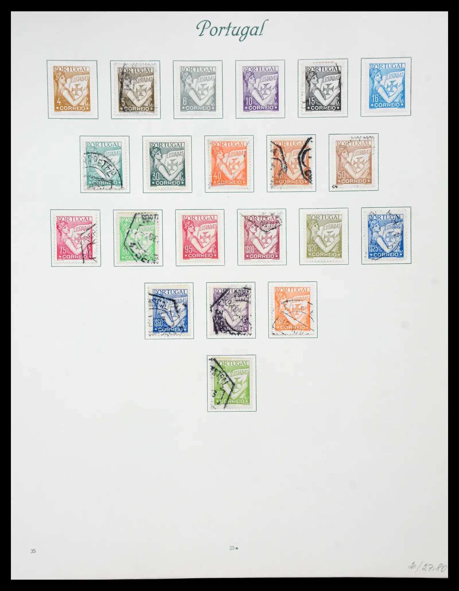41109 0030 - Stamp collection 41109 Portugal 1853-1931.