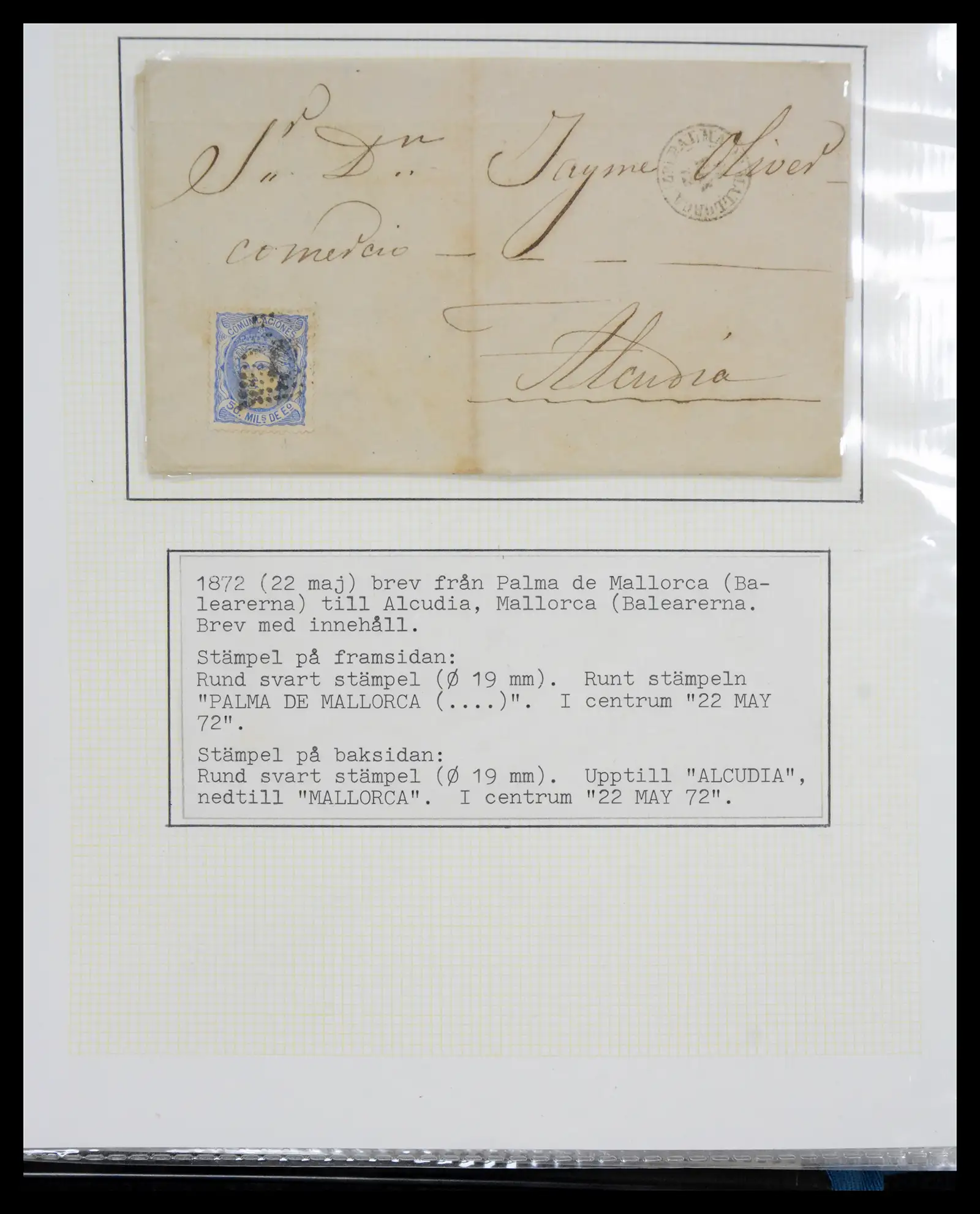 41110 0031 - Postzegelverzameling 41110 Spanje klassiek 1850-1900.