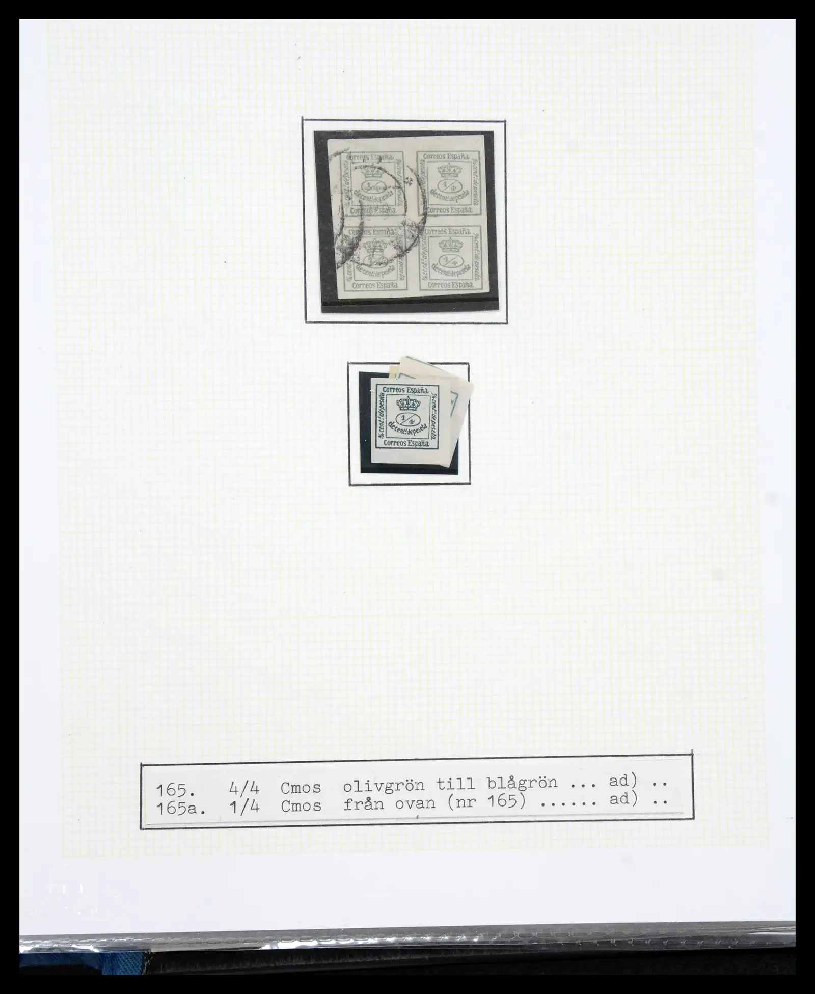 41110 0045 - Postzegelverzameling 41110 Spanje klassiek 1850-1900.