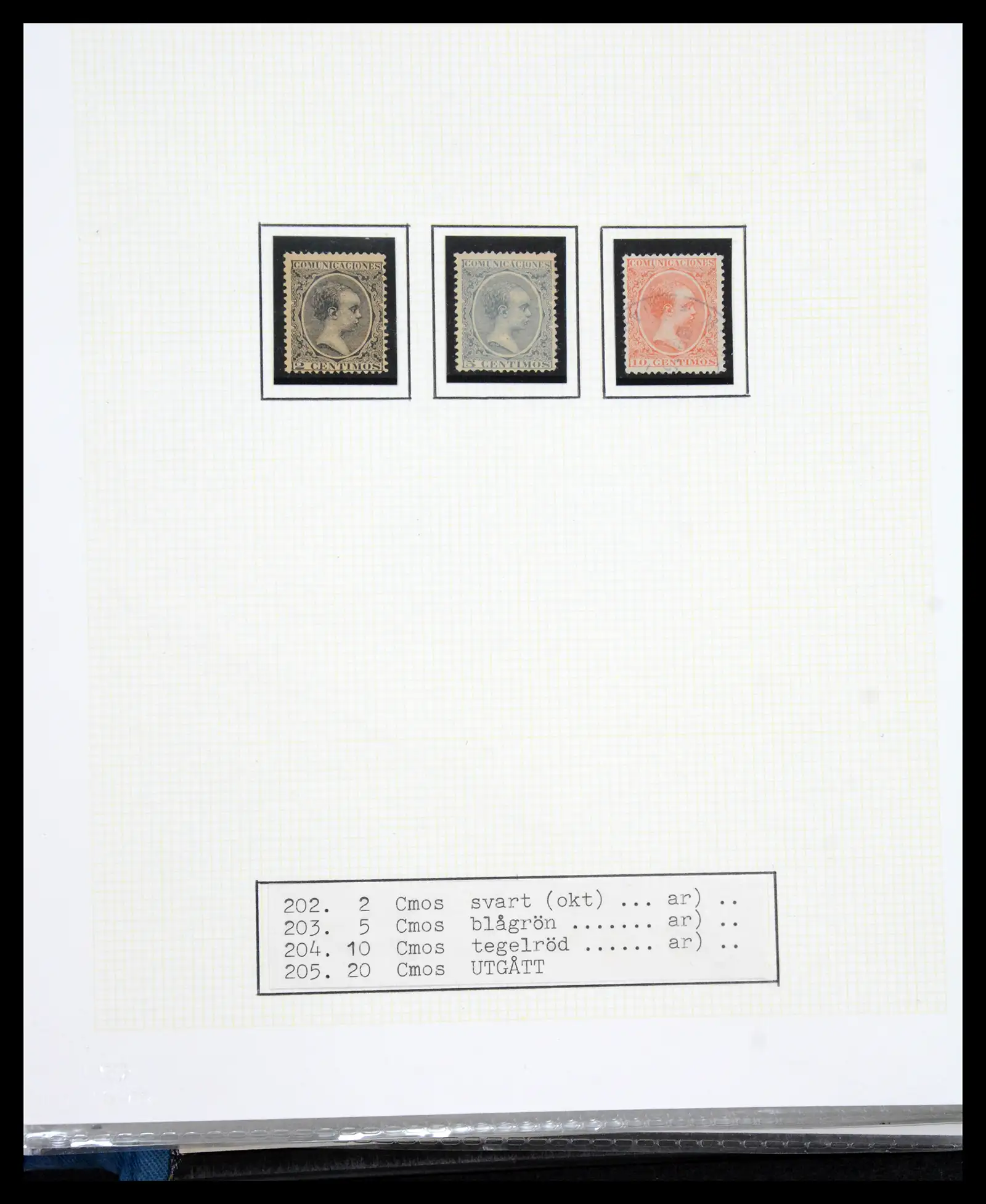41110 0050 - Postzegelverzameling 41110 Spanje klassiek 1850-1900.