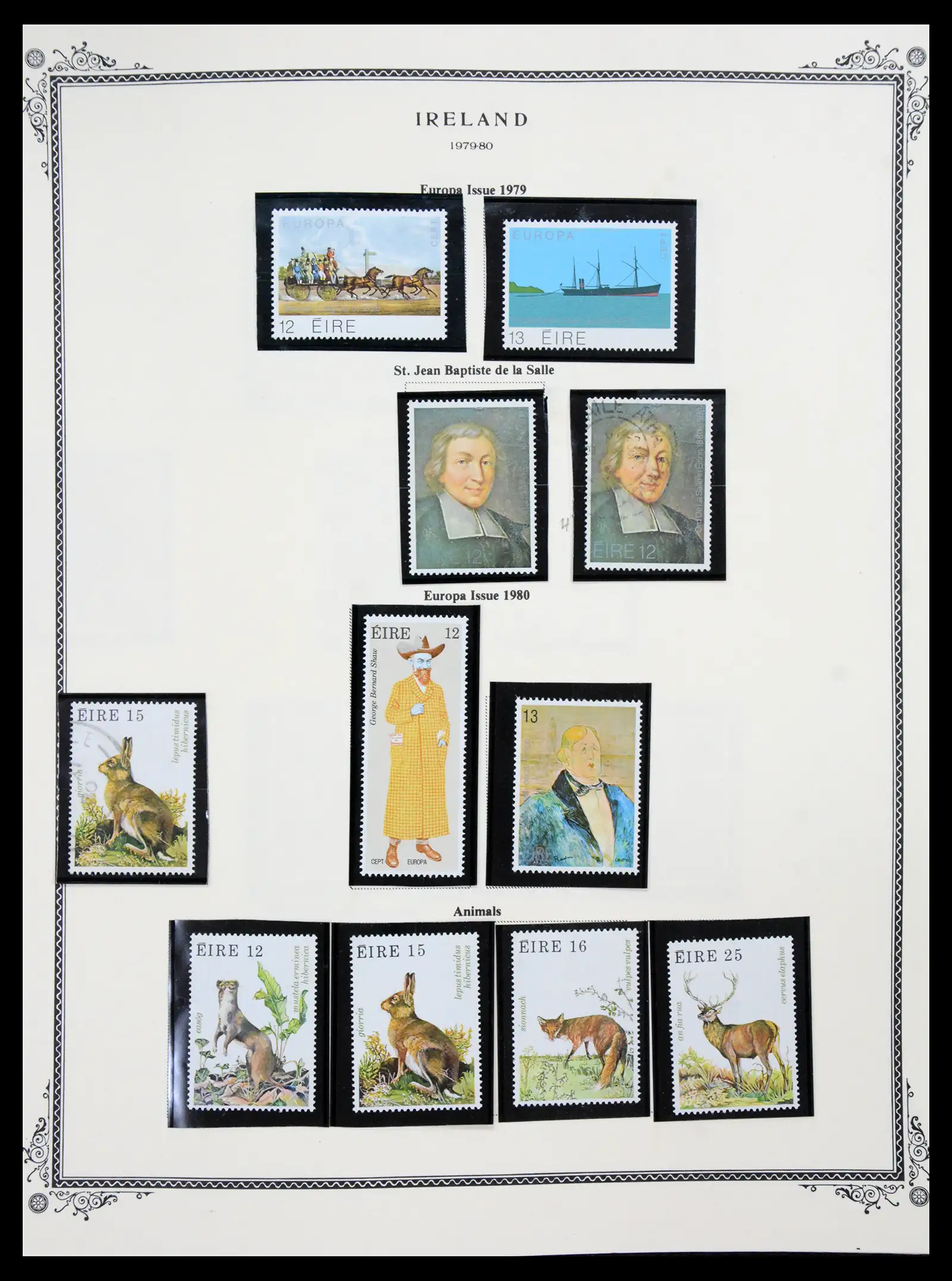 41111 0035 - Stamp collection 41111 Britsish Commonwealth in Europe 1860-2000.