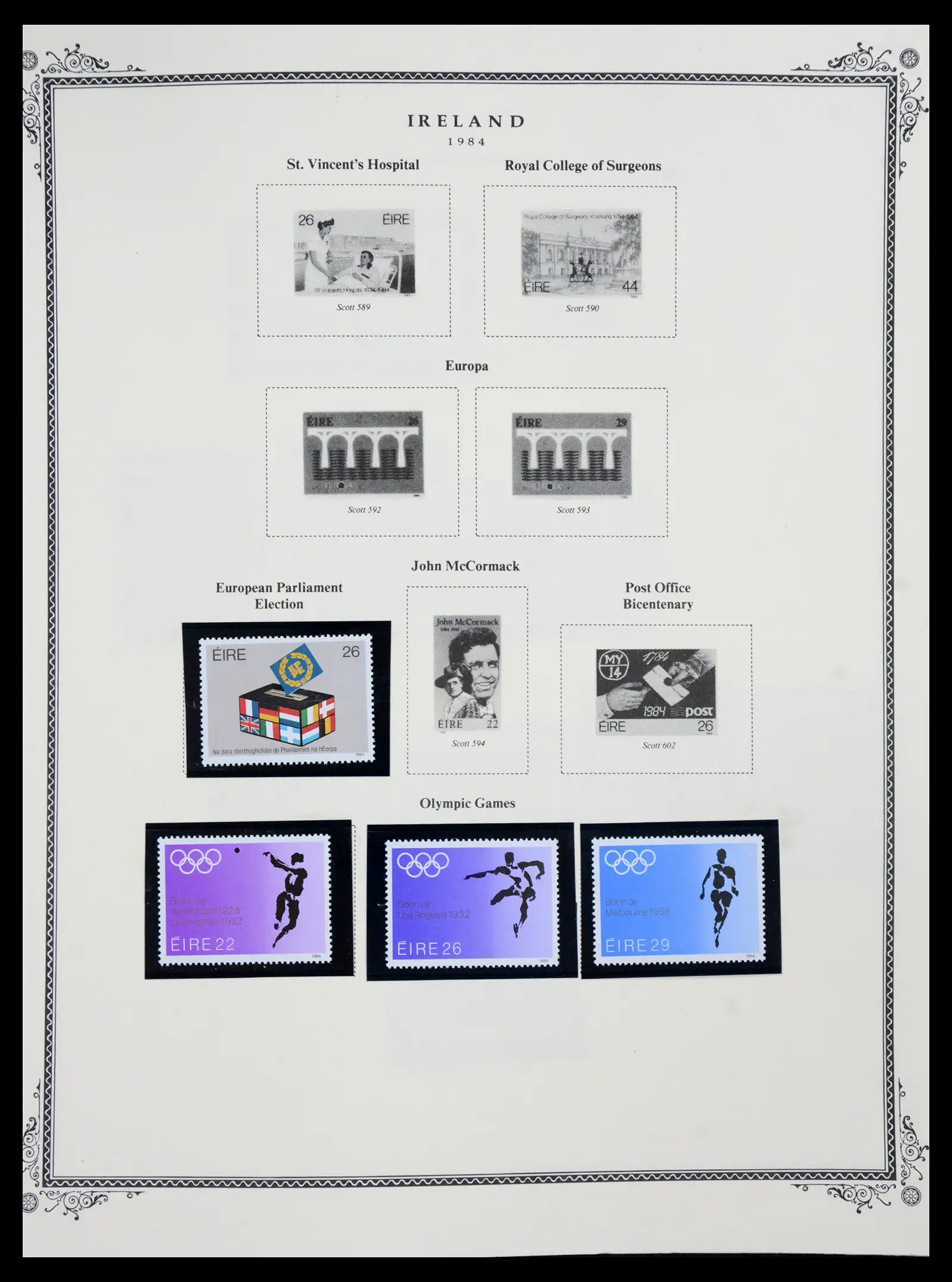 41111 0046 - Stamp collection 41111 Britsish Commonwealth in Europe 1860-2000.