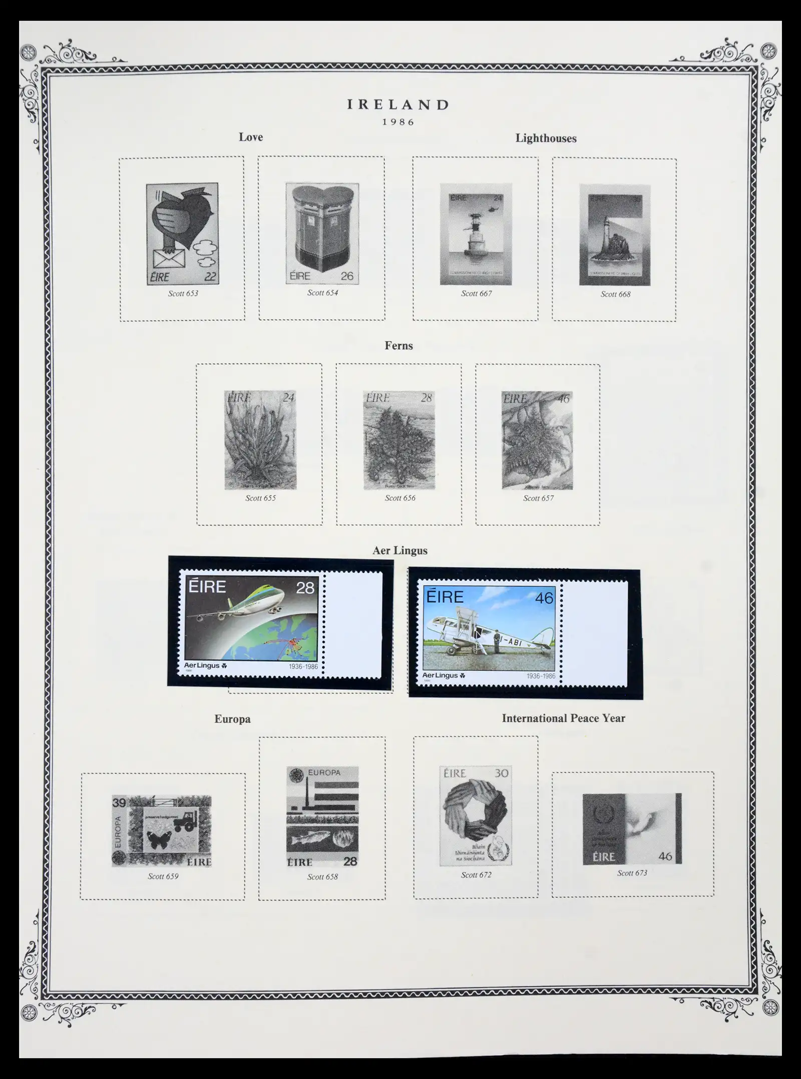 41111 0052 - Stamp collection 41111 Britsish Commonwealth in Europe 1860-2000.