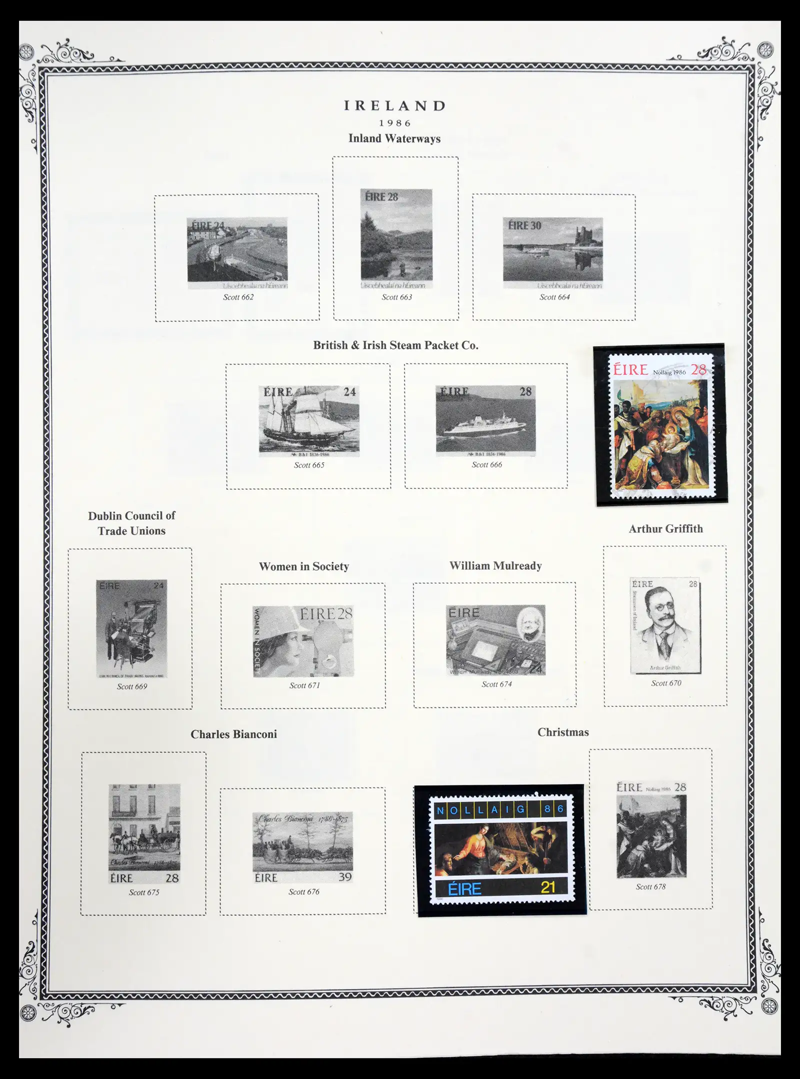 41111 0053 - Stamp collection 41111 Britsish Commonwealth in Europe 1860-2000.