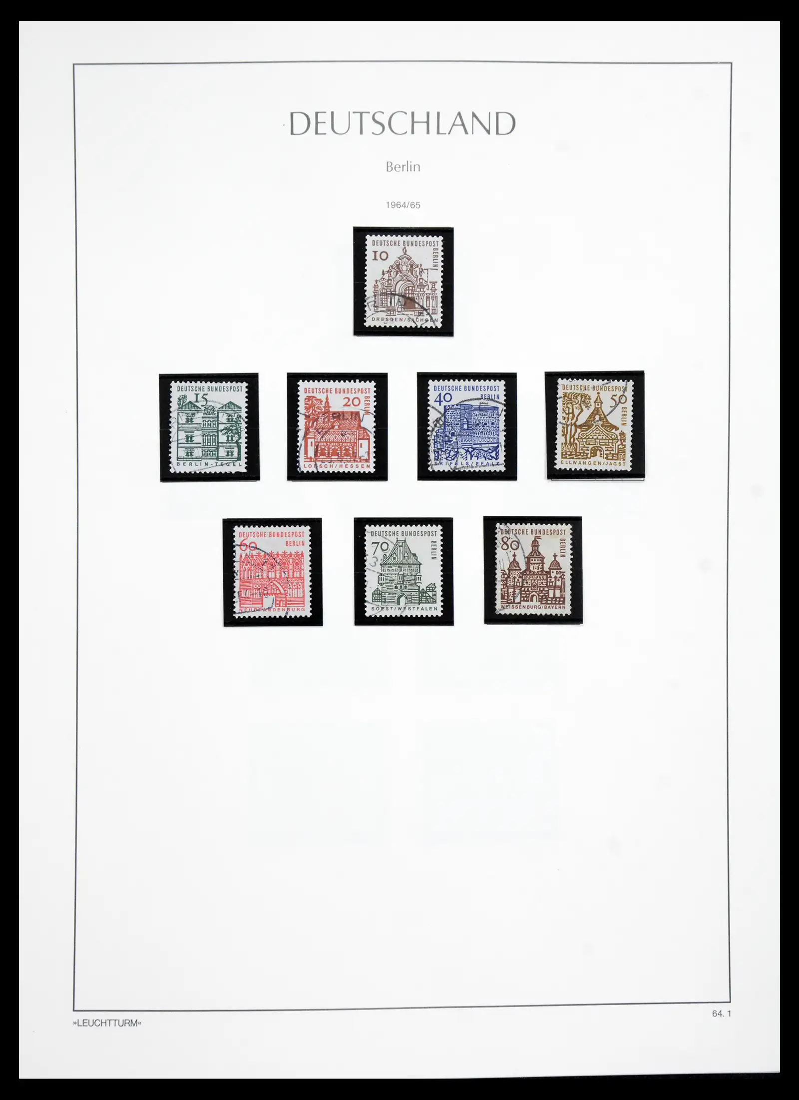 41113 0021 - Stamp collection 41113 Berlin 1948-1990 complete.