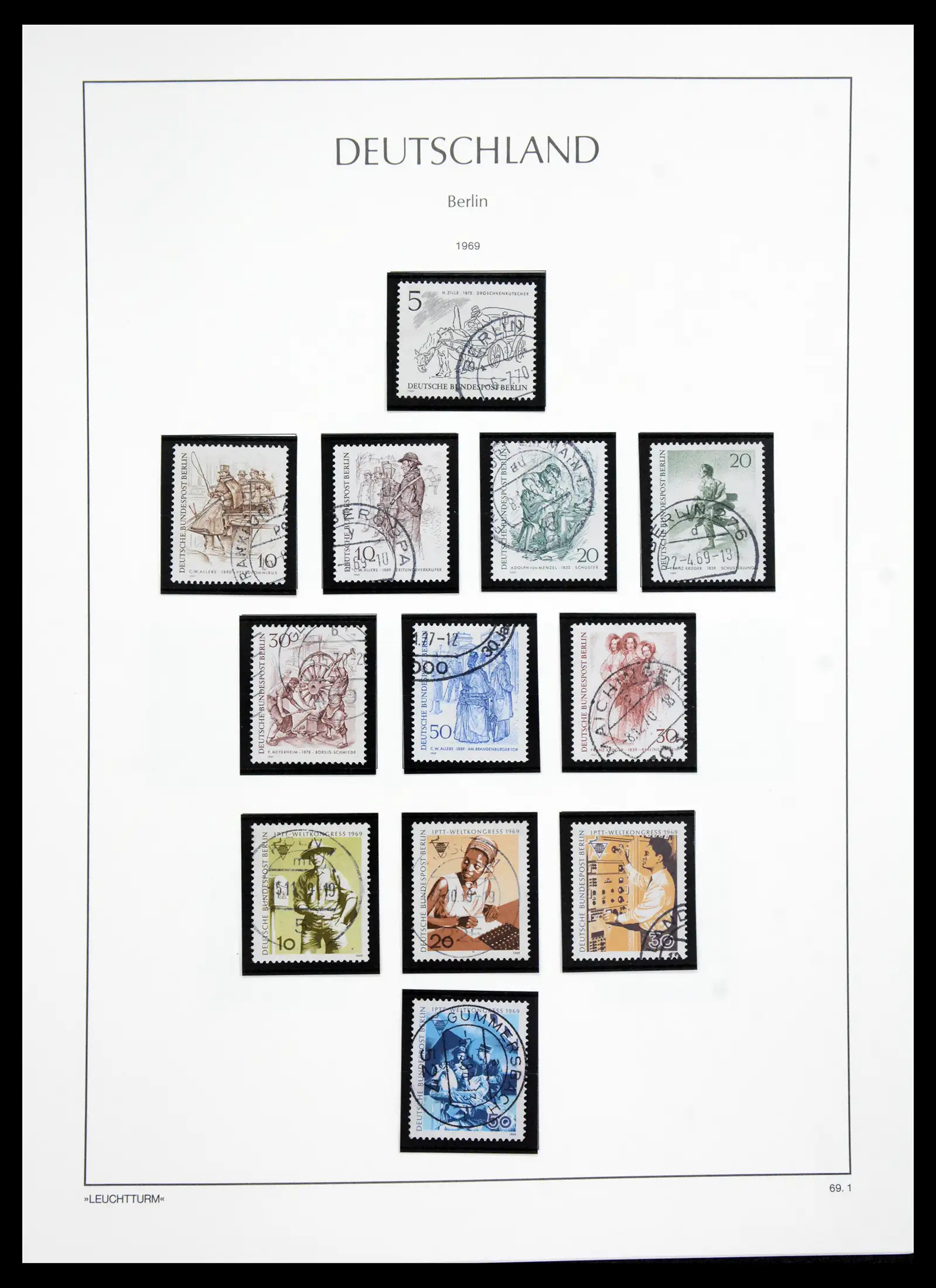 41113 0029 - Stamp collection 41113 Berlin 1948-1990 complete.