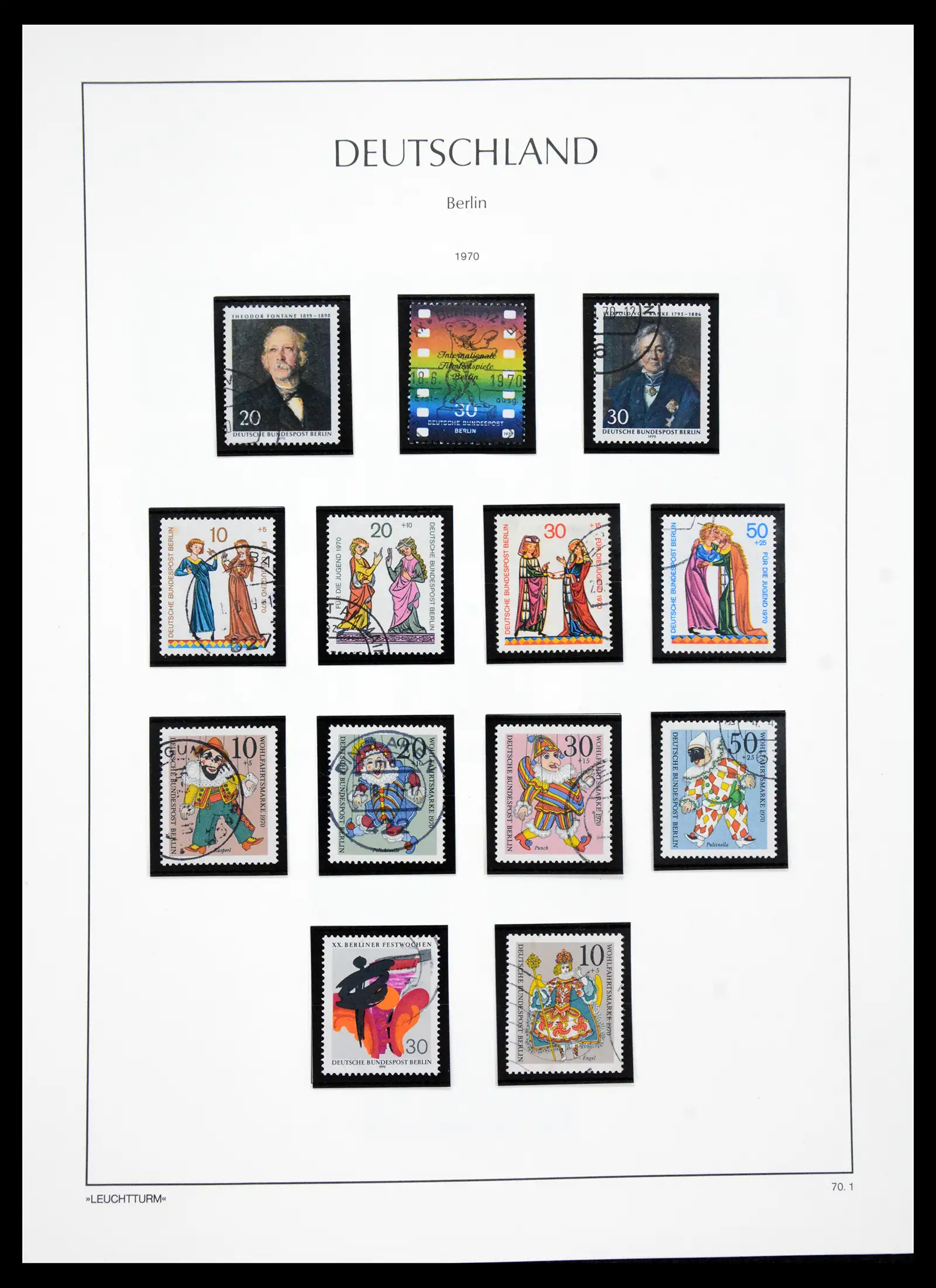 41113 0032 - Stamp collection 41113 Berlin 1948-1990 complete.