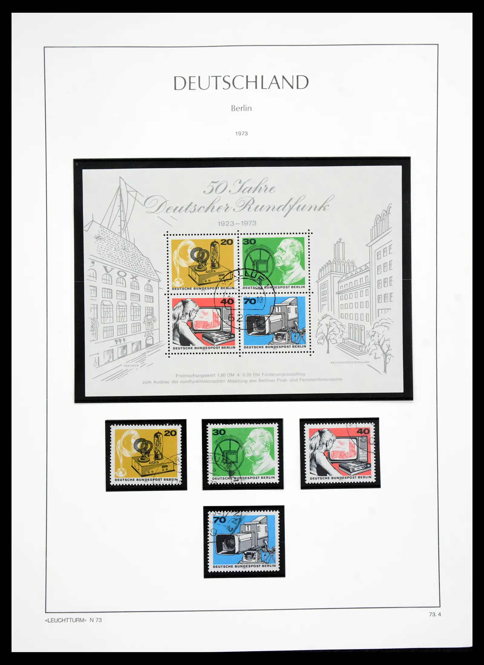 41113 0042 - Stamp collection 41113 Berlin 1948-1990 complete.