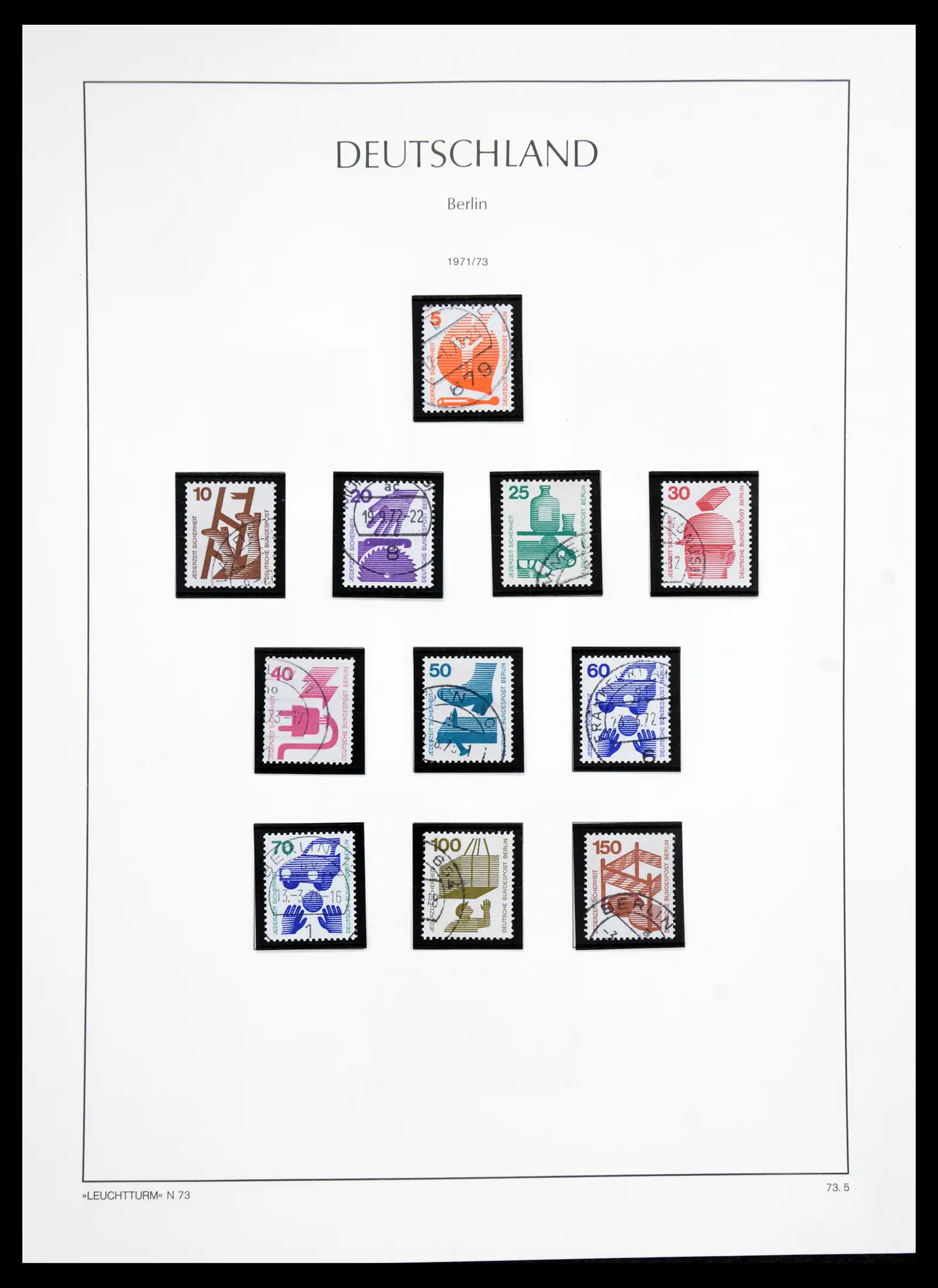 41113 0043 - Stamp collection 41113 Berlin 1948-1990 complete.