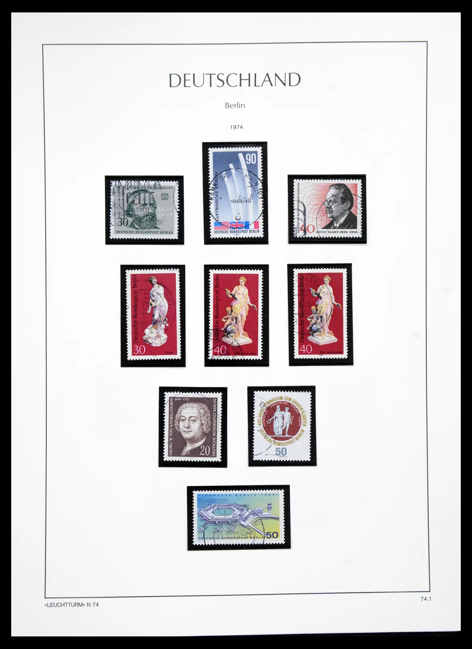 41113 0044 - Stamp collection 41113 Berlin 1948-1990 complete.