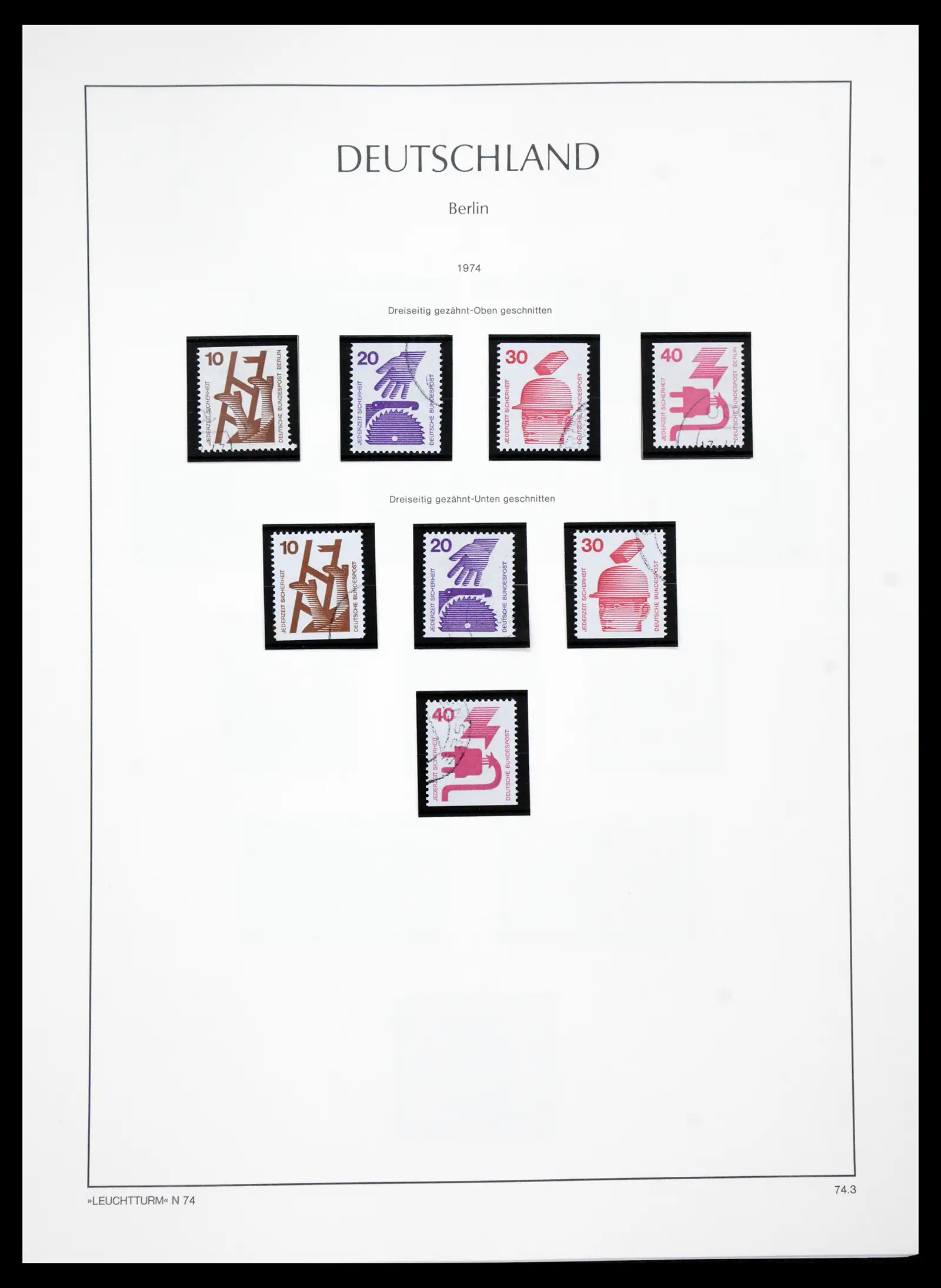 41113 0046 - Stamp collection 41113 Berlin 1948-1990 complete.