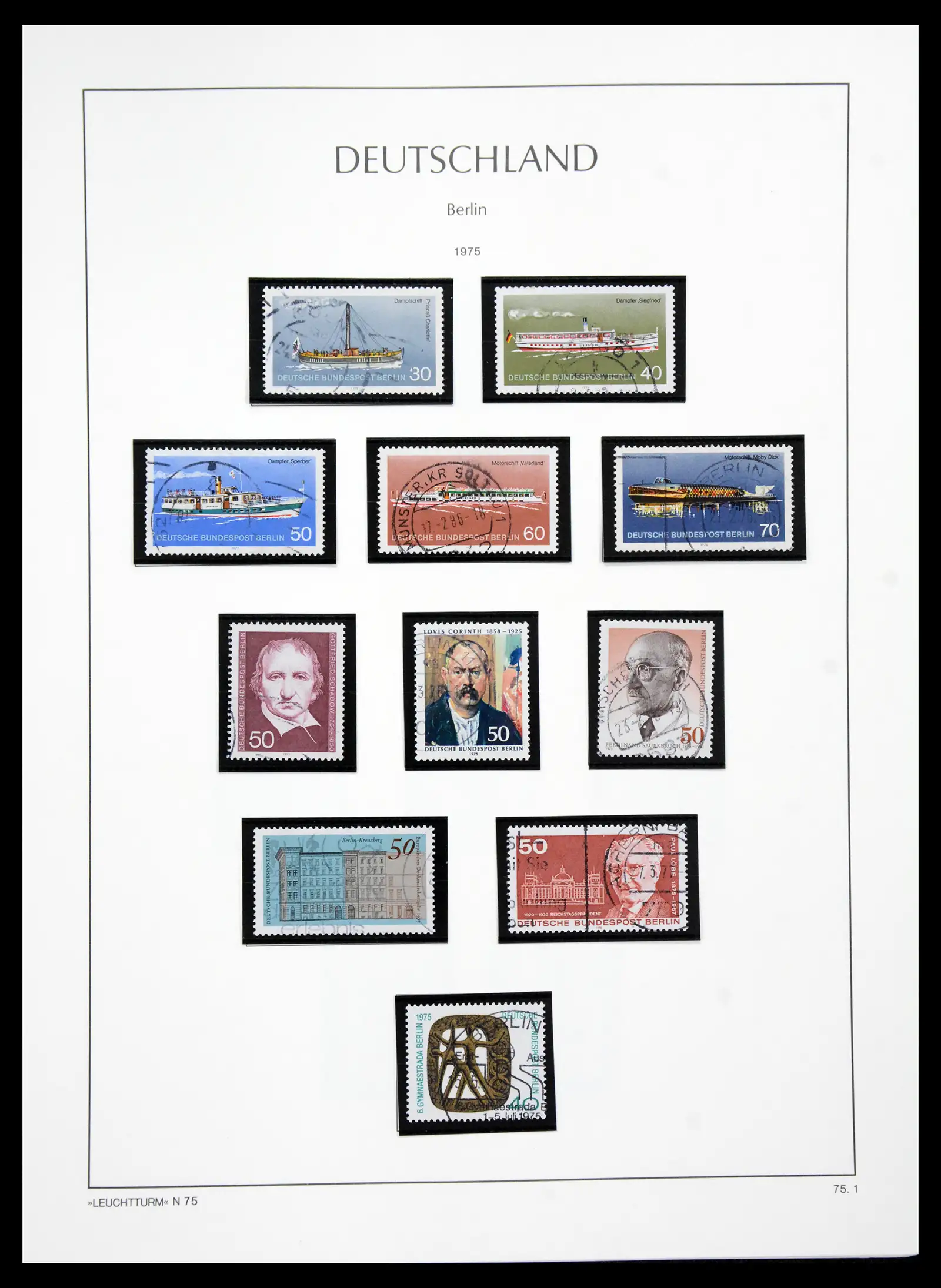 41113 0047 - Stamp collection 41113 Berlin 1948-1990 complete.