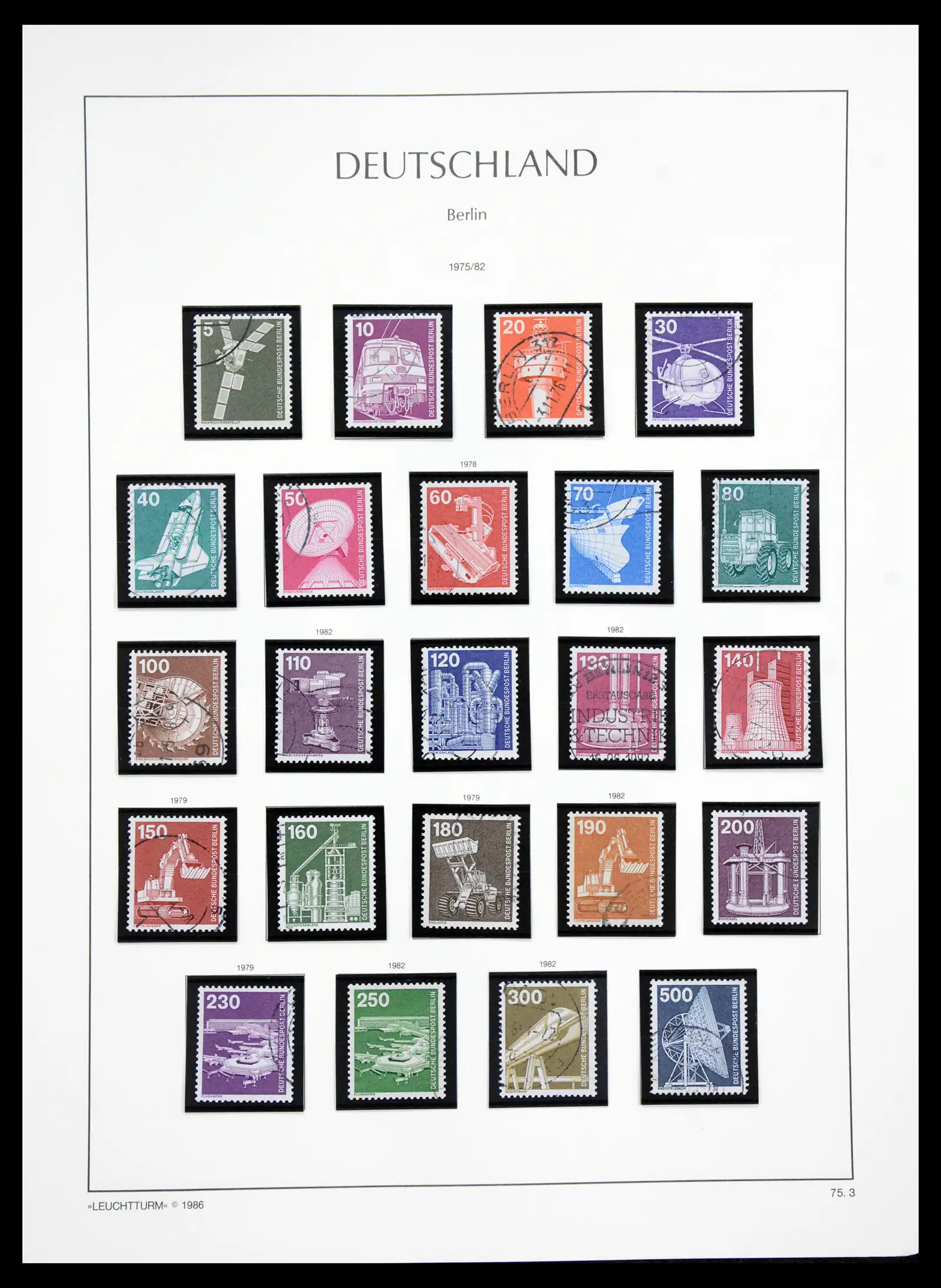 41113 0049 - Stamp collection 41113 Berlin 1948-1990 complete.