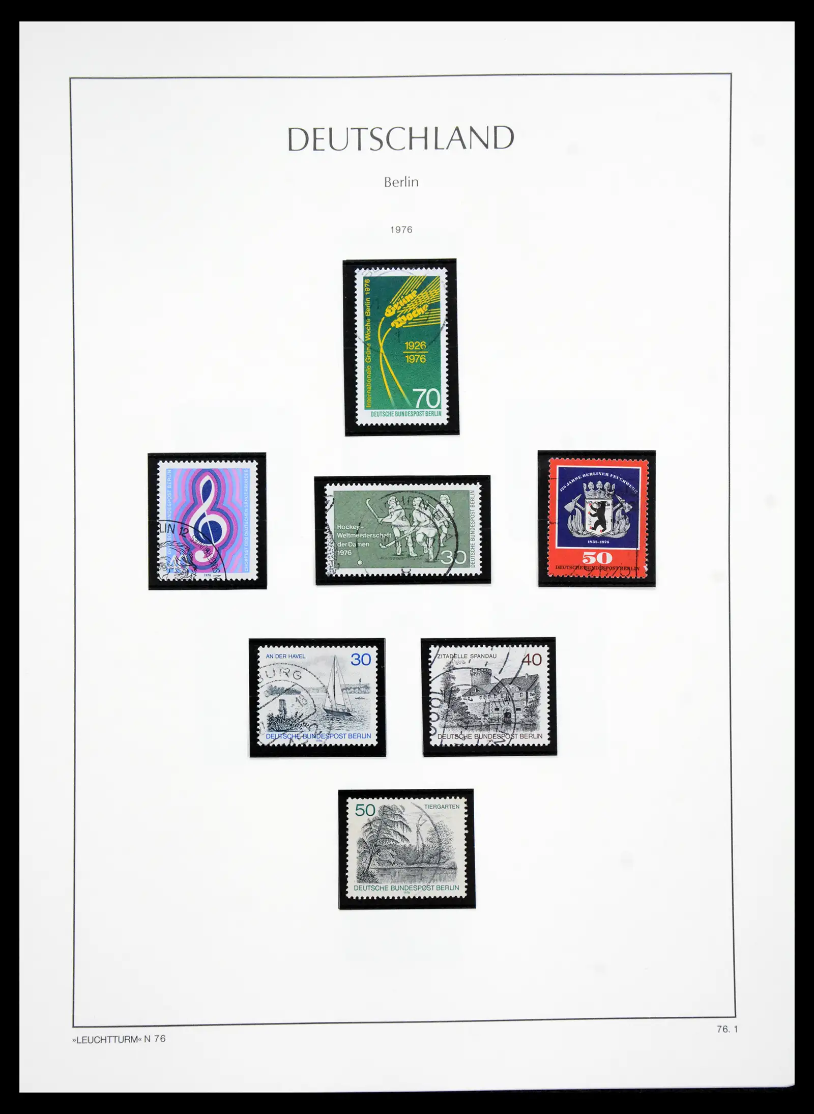 41113 0050 - Stamp collection 41113 Berlin 1948-1990 complete.