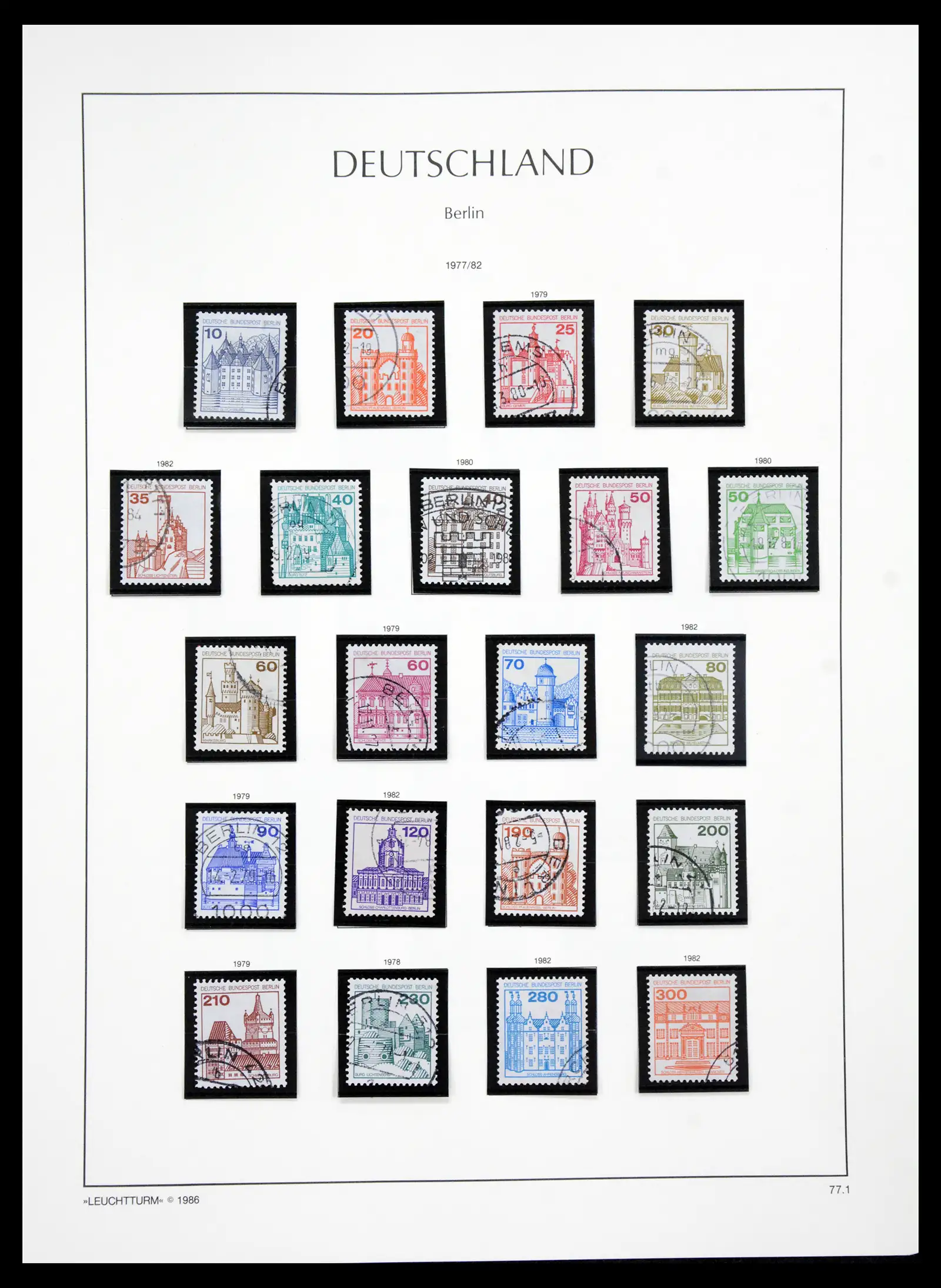 41113 0053 - Stamp collection 41113 Berlin 1948-1990 complete.