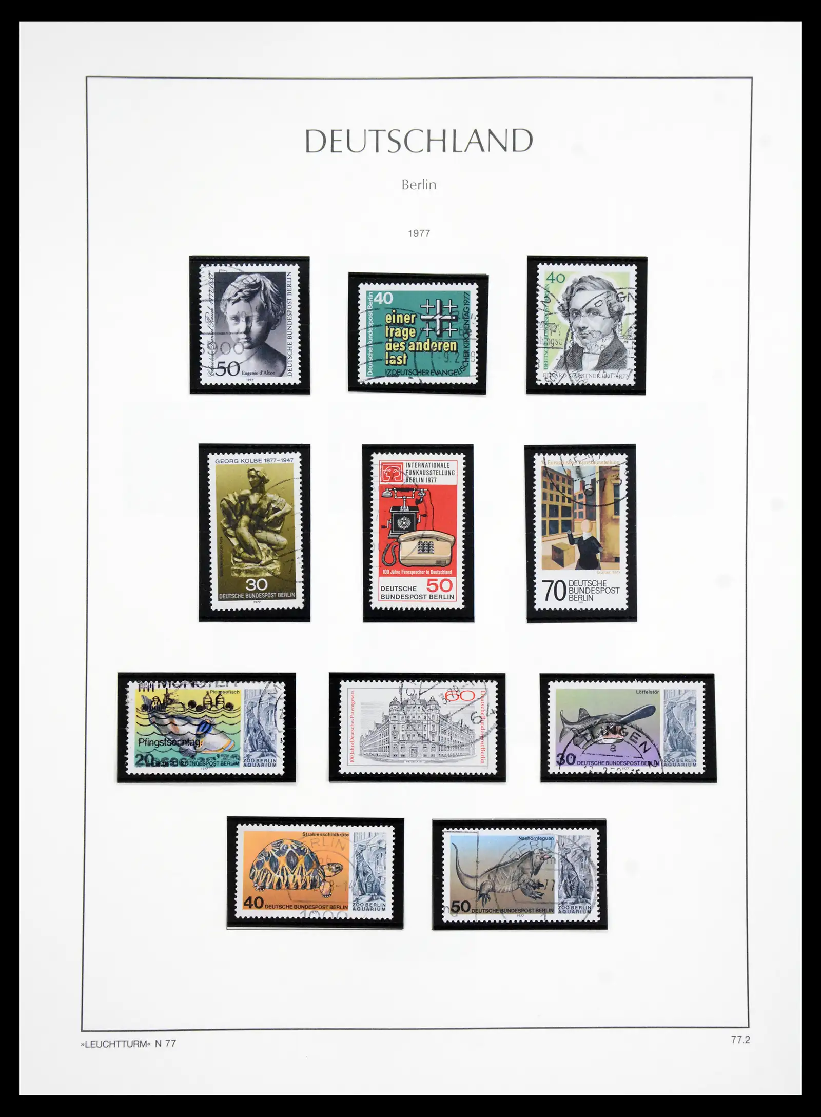 41113 0055 - Stamp collection 41113 Berlin 1948-1990 complete.