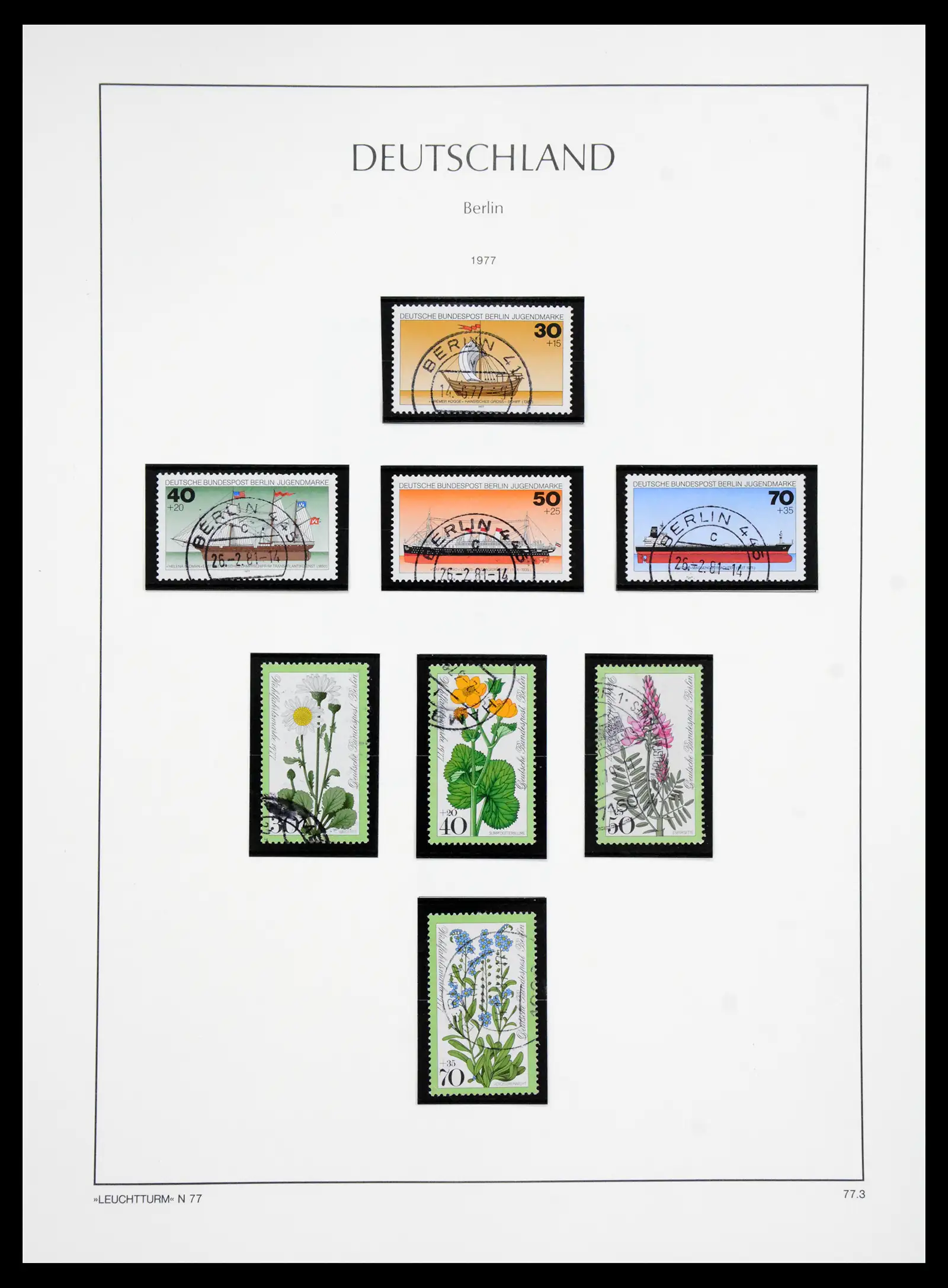 41113 0056 - Stamp collection 41113 Berlin 1948-1990 complete.