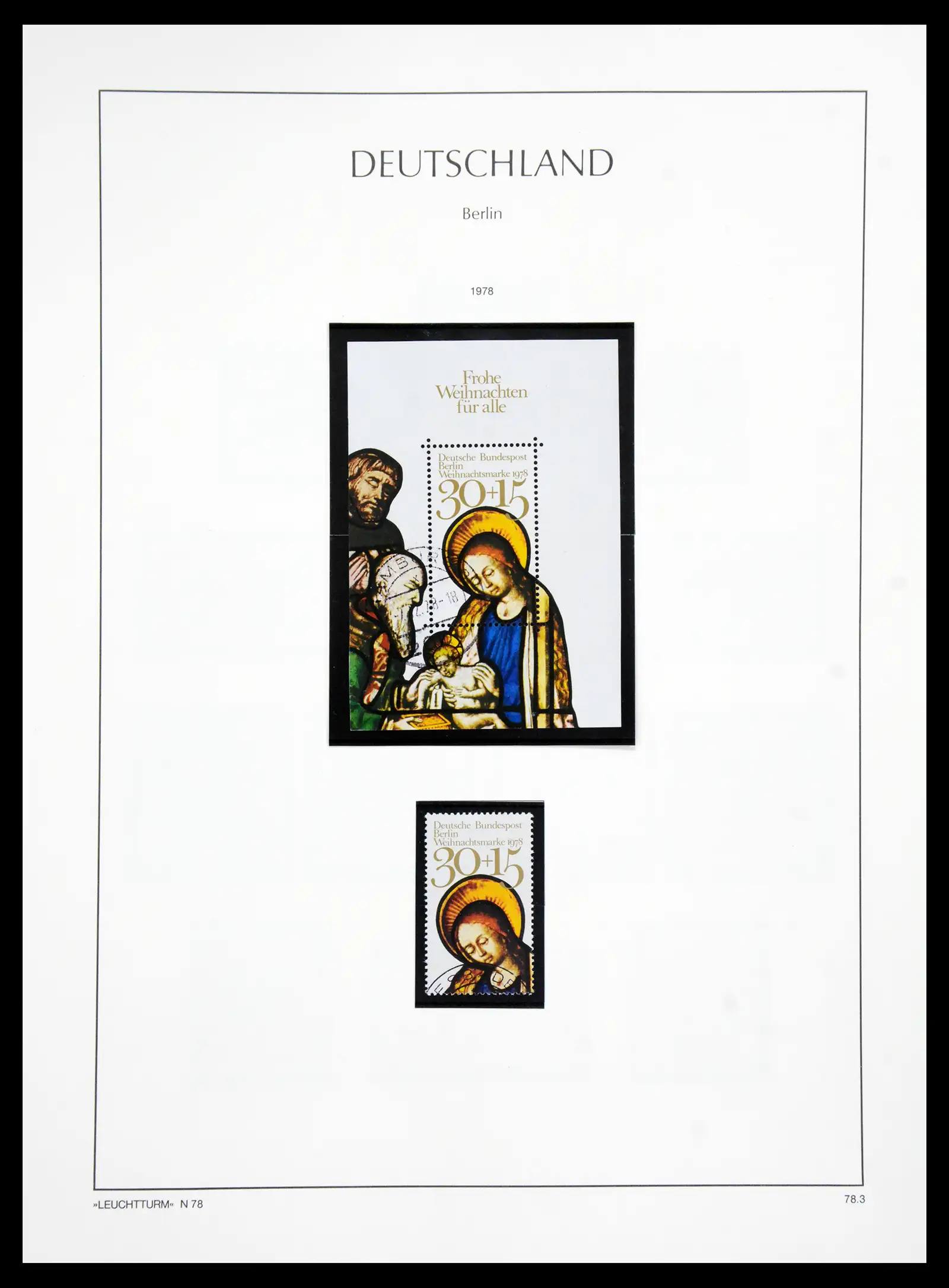 41113 0060 - Stamp collection 41113 Berlin 1948-1990 complete.