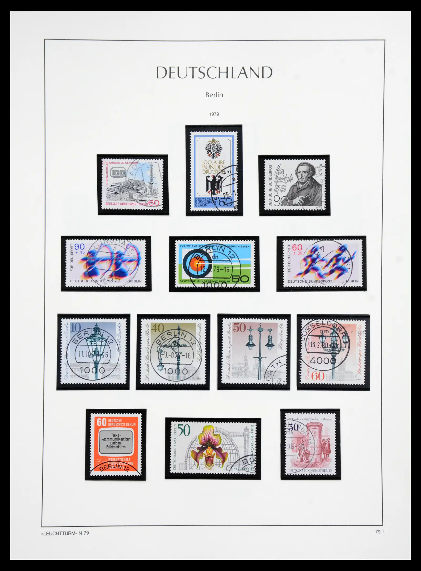 41113 0061 - Stamp collection 41113 Berlin 1948-1990 complete.