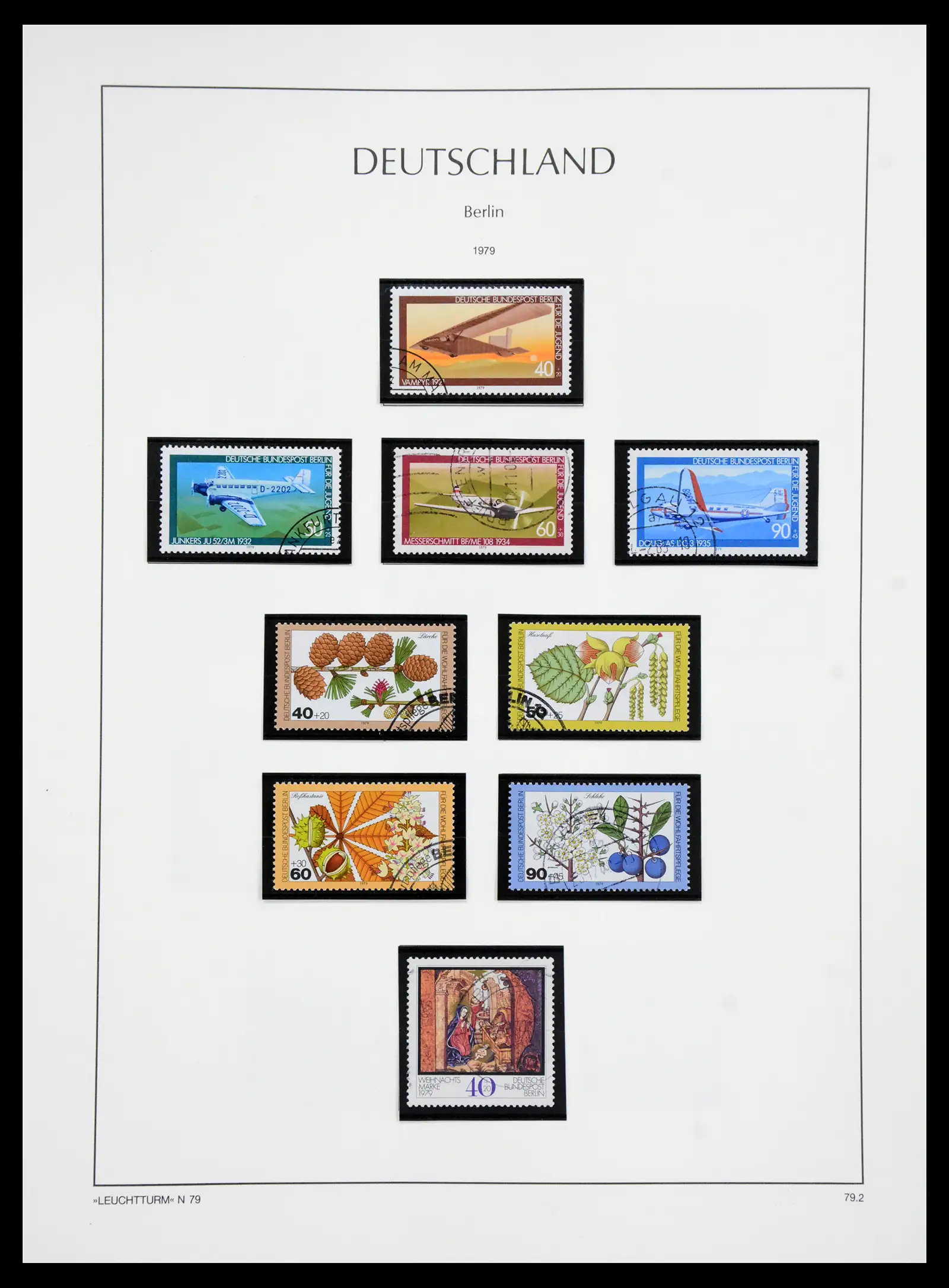 41113 0062 - Stamp collection 41113 Berlin 1948-1990 complete.