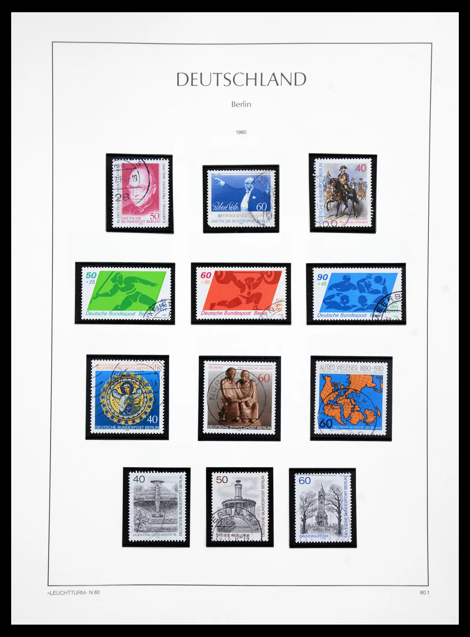 41113 0063 - Stamp collection 41113 Berlin 1948-1990 complete.