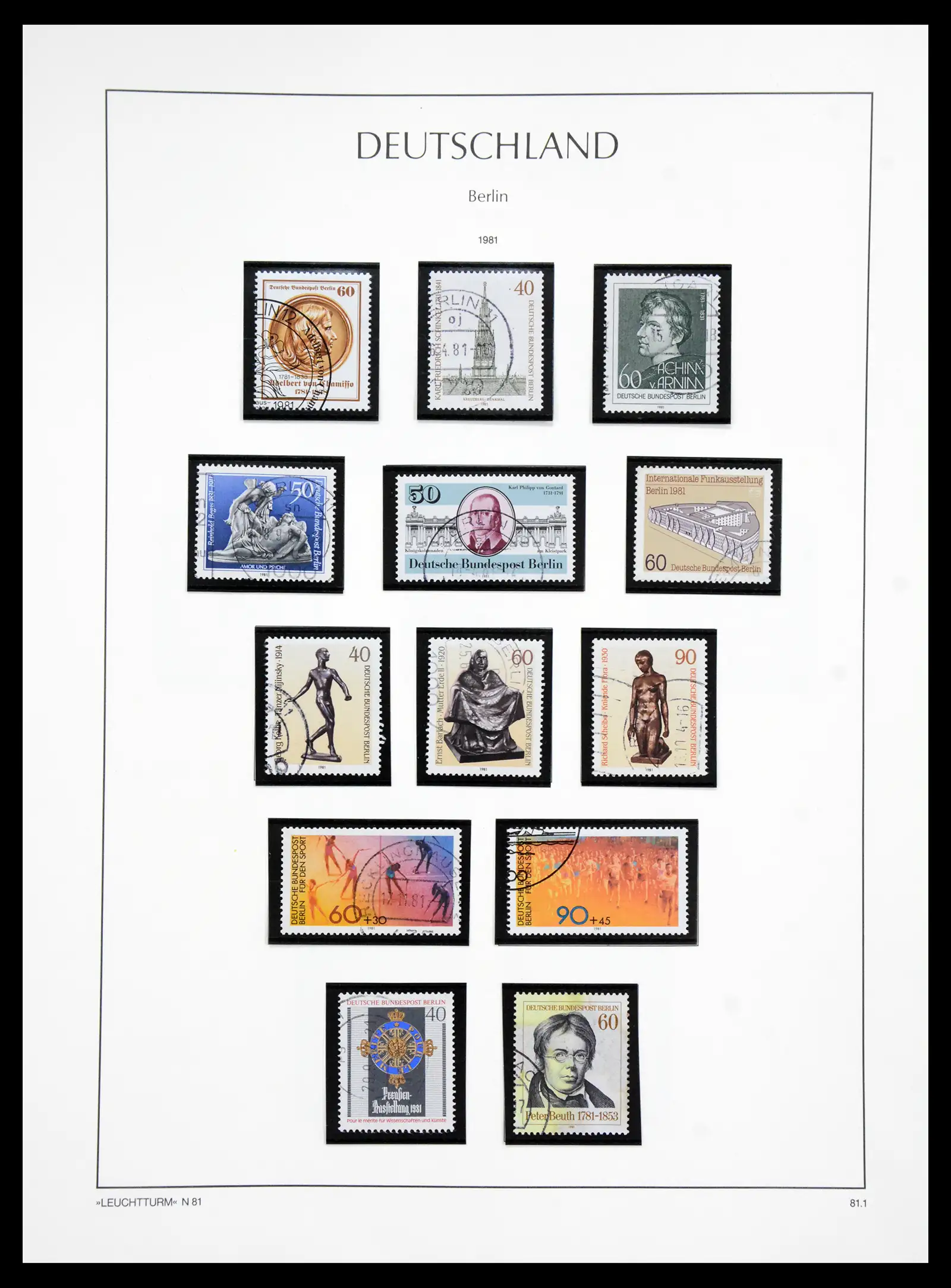 41113 0065 - Stamp collection 41113 Berlin 1948-1990 complete.