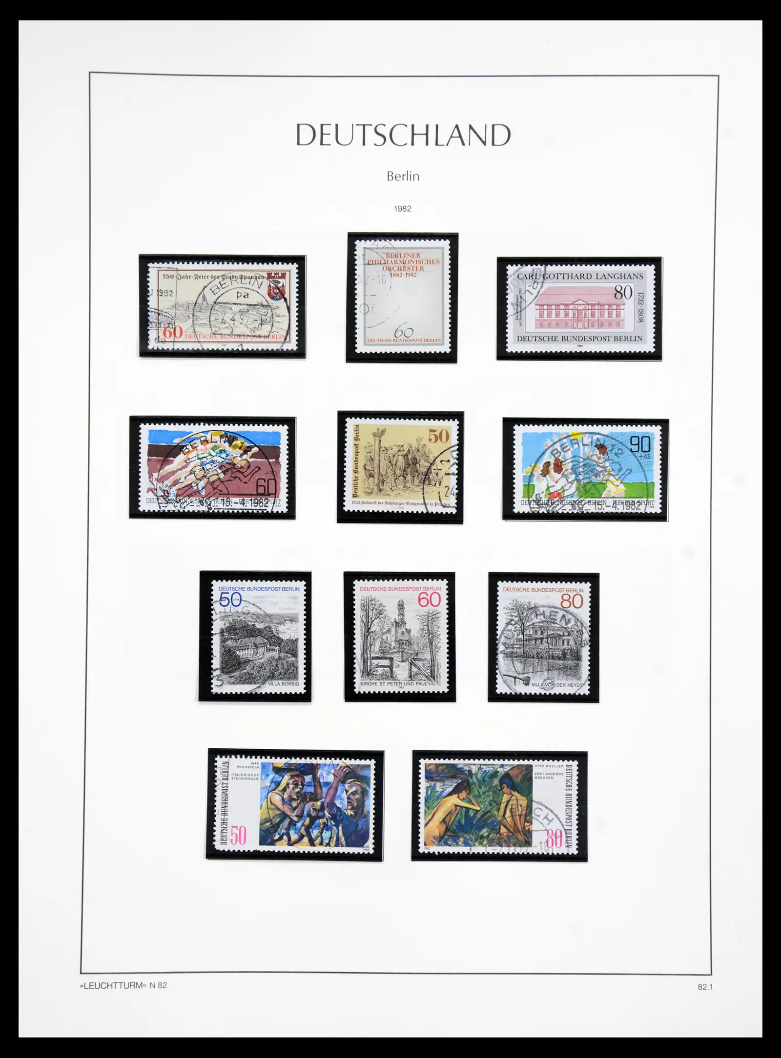 41113 0067 - Stamp collection 41113 Berlin 1948-1990 complete.