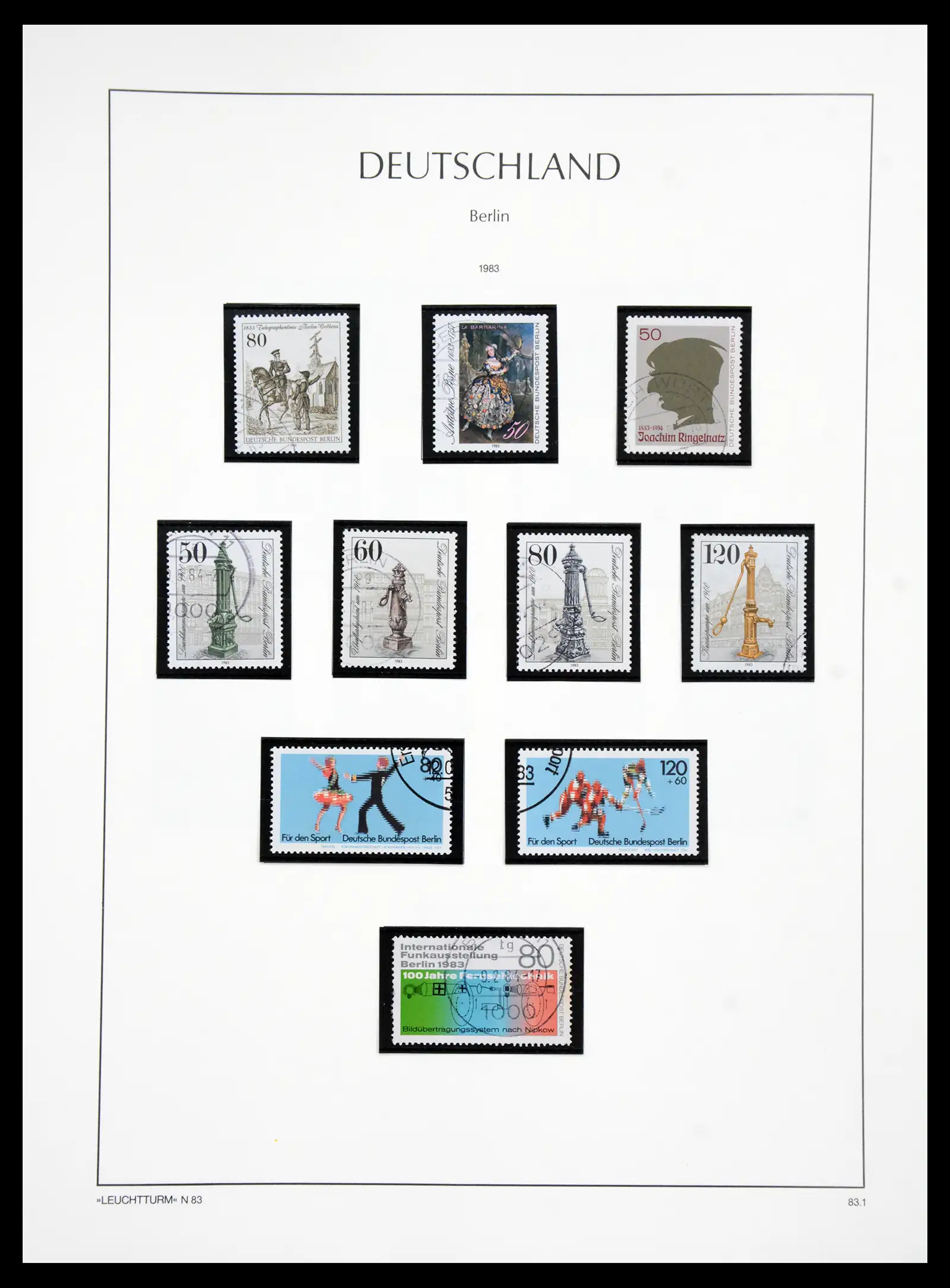 41113 0069 - Stamp collection 41113 Berlin 1948-1990 complete.