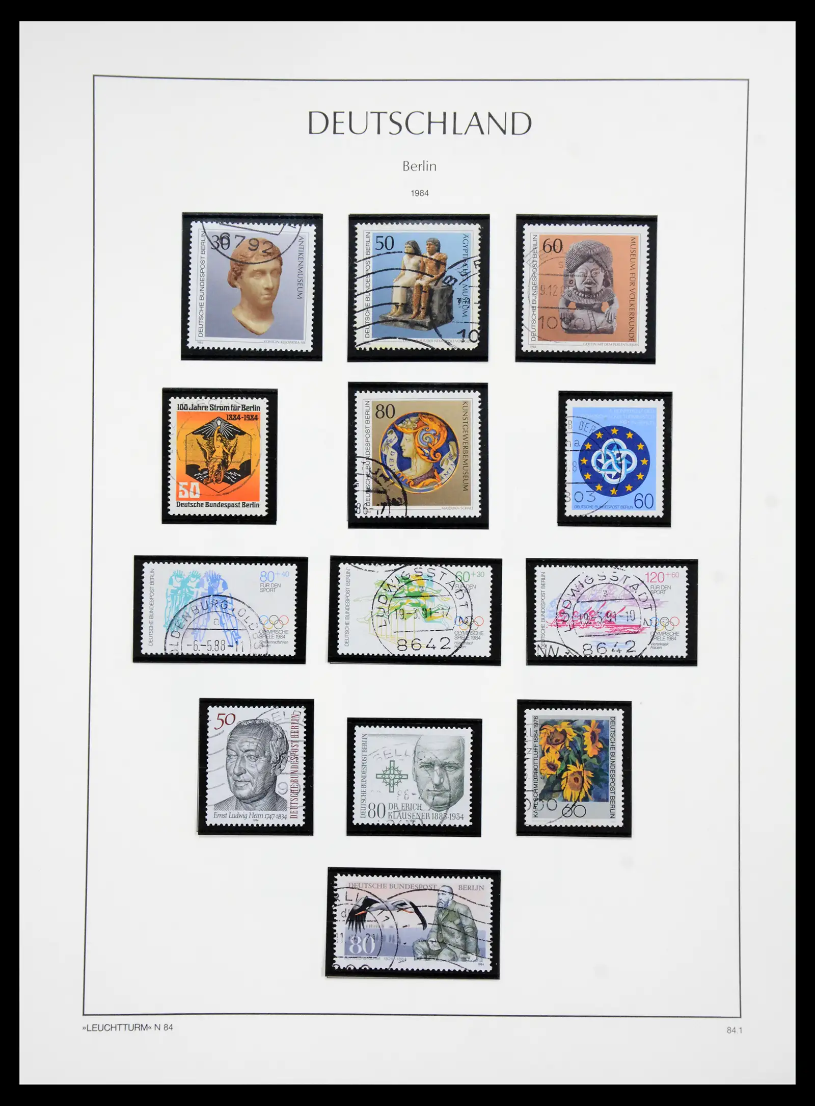 41113 0071 - Stamp collection 41113 Berlin 1948-1990 complete.