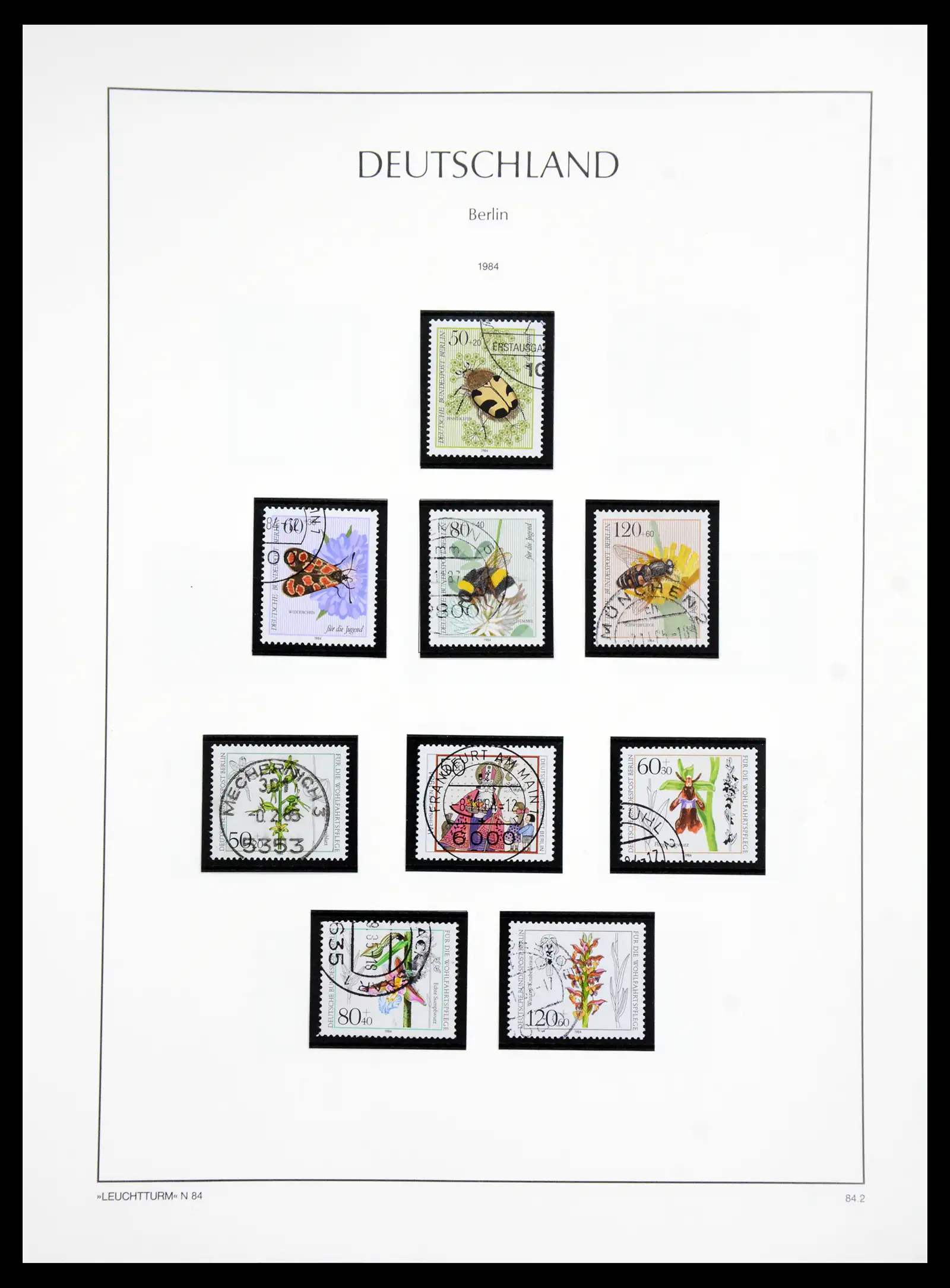 41113 0072 - Stamp collection 41113 Berlin 1948-1990 complete.