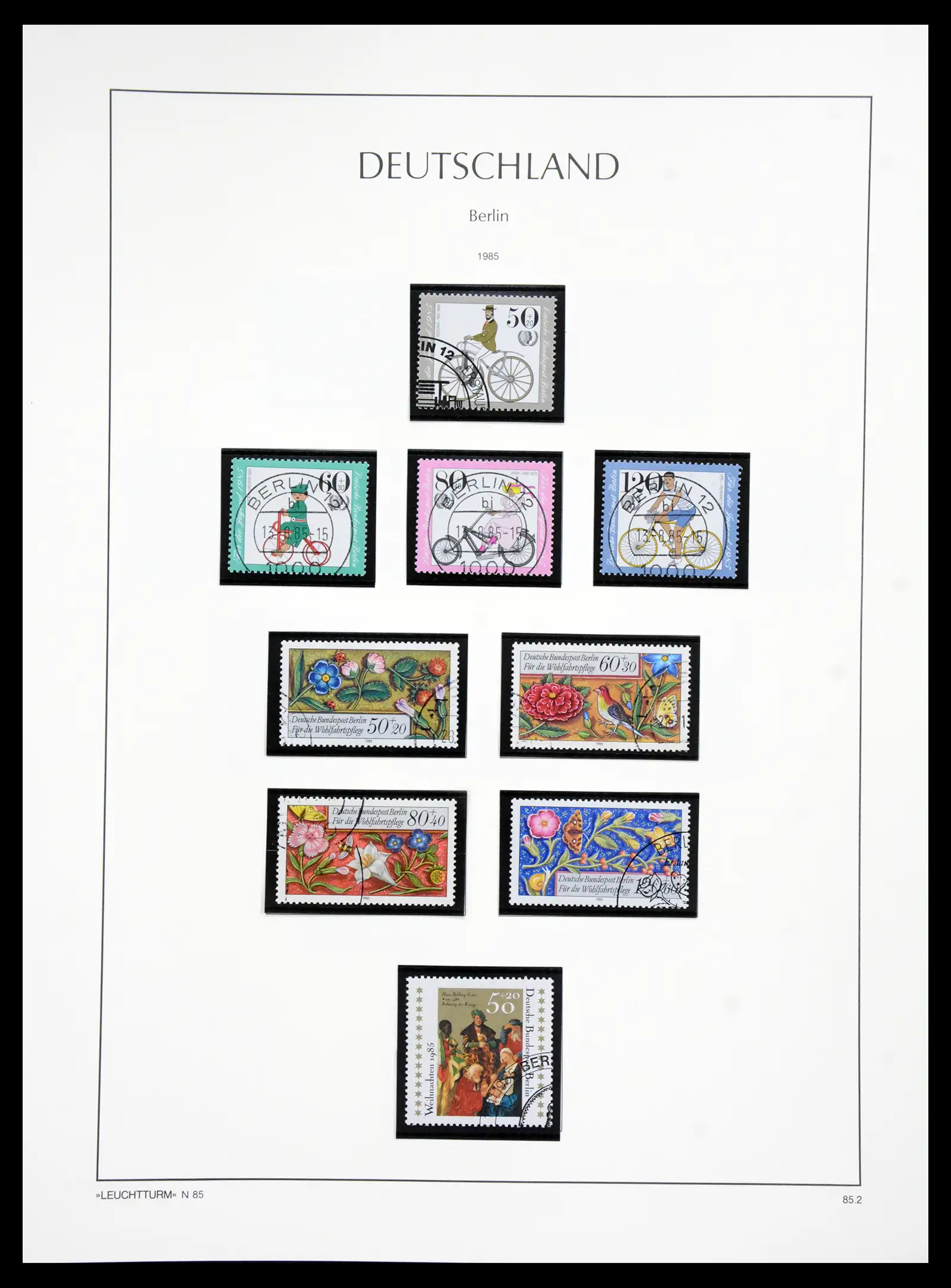 41113 0074 - Stamp collection 41113 Berlin 1948-1990 complete.