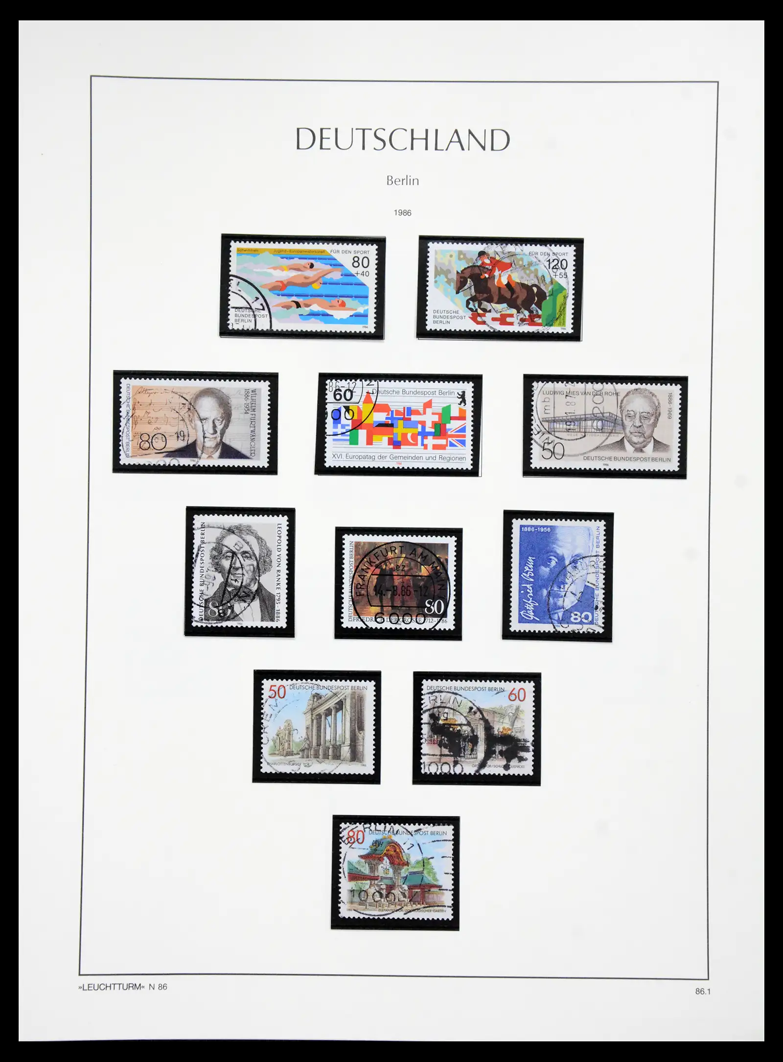 41113 0075 - Stamp collection 41113 Berlin 1948-1990 complete.