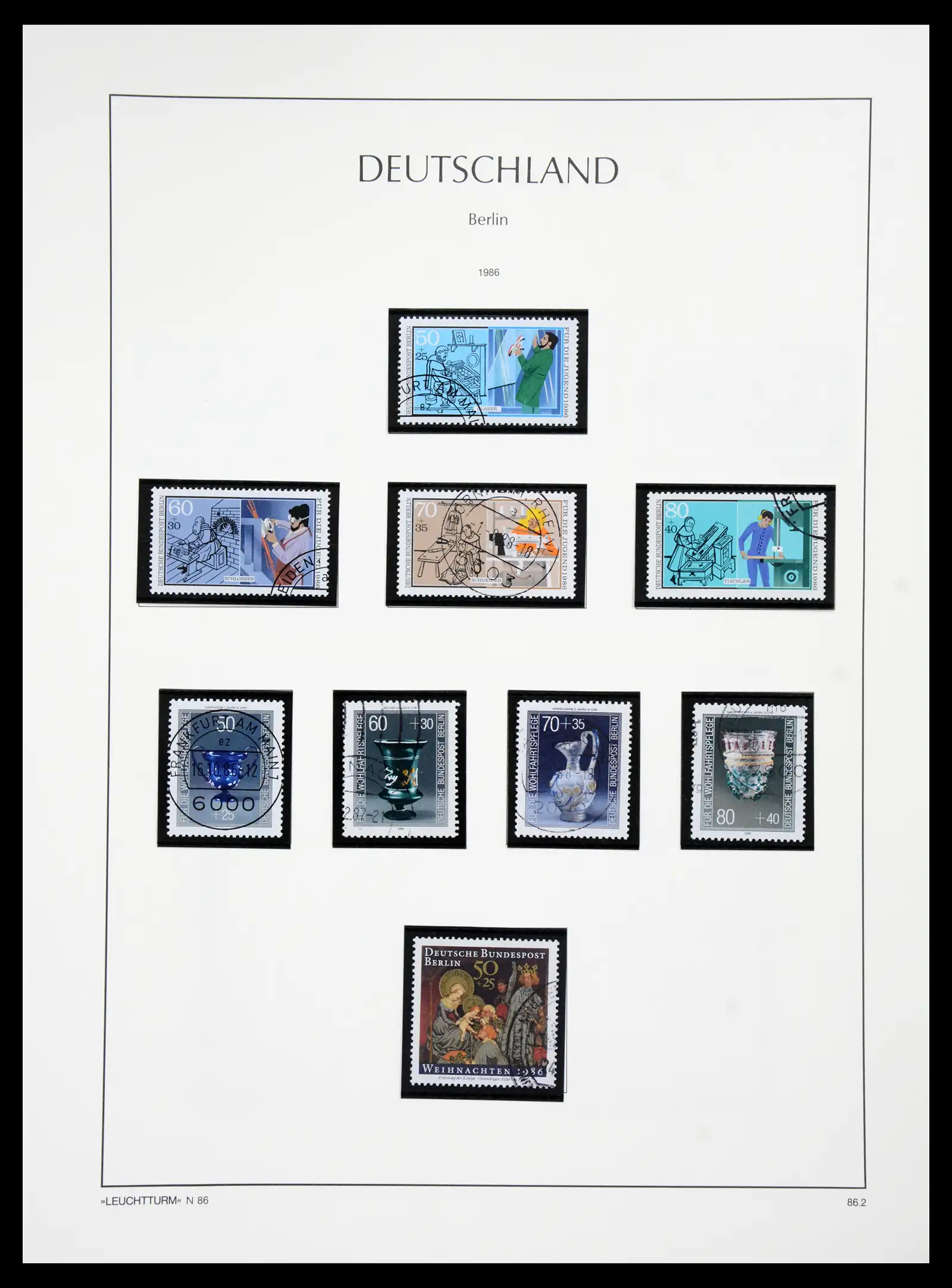 41113 0076 - Stamp collection 41113 Berlin 1948-1990 complete.