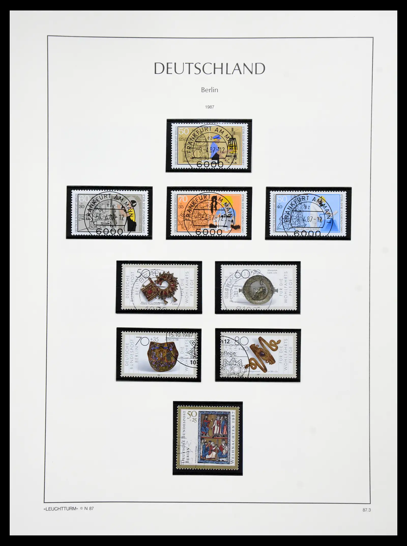 41113 0079 - Stamp collection 41113 Berlin 1948-1990 complete.