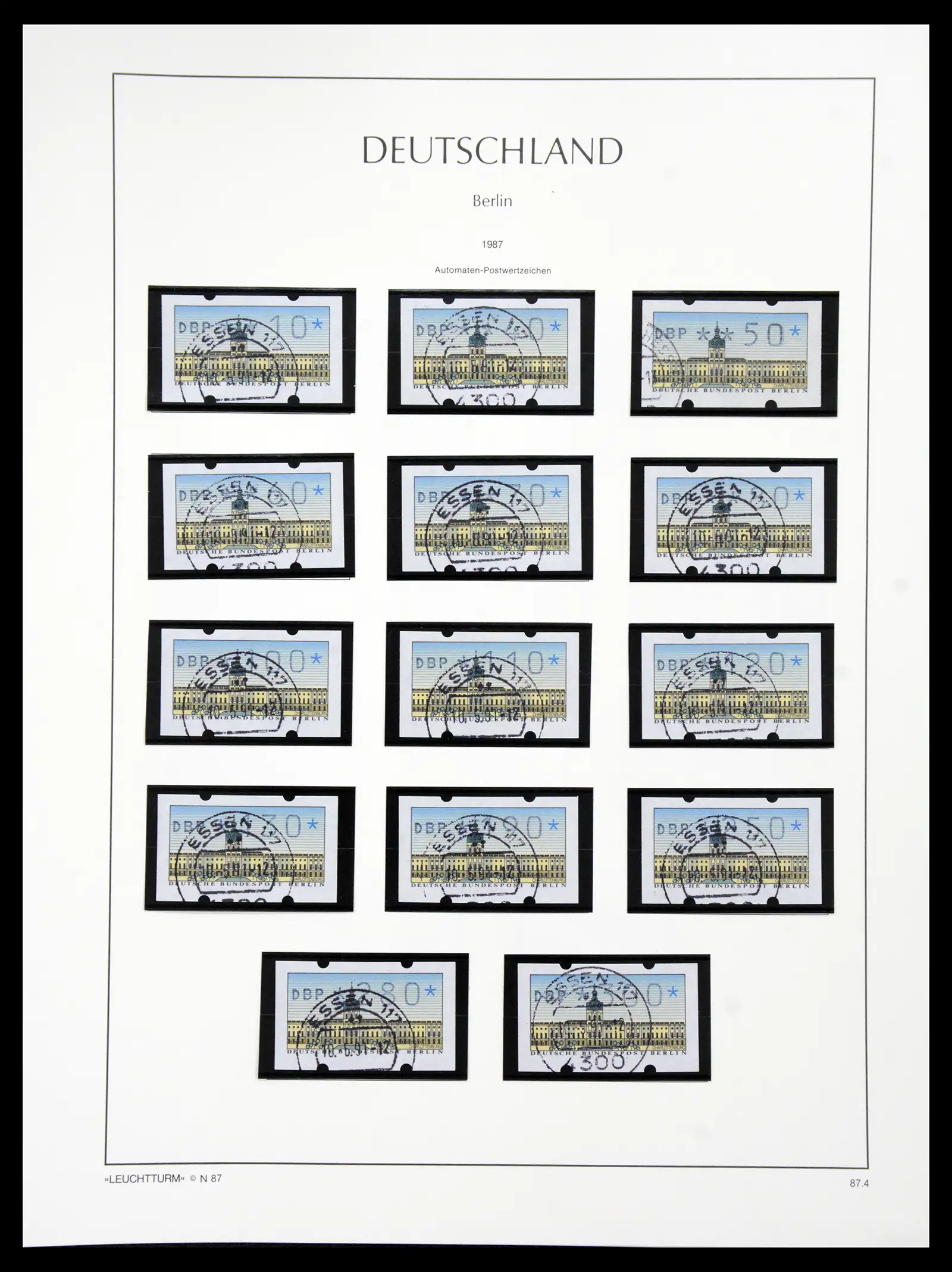 41113 0080 - Stamp collection 41113 Berlin 1948-1990 complete.