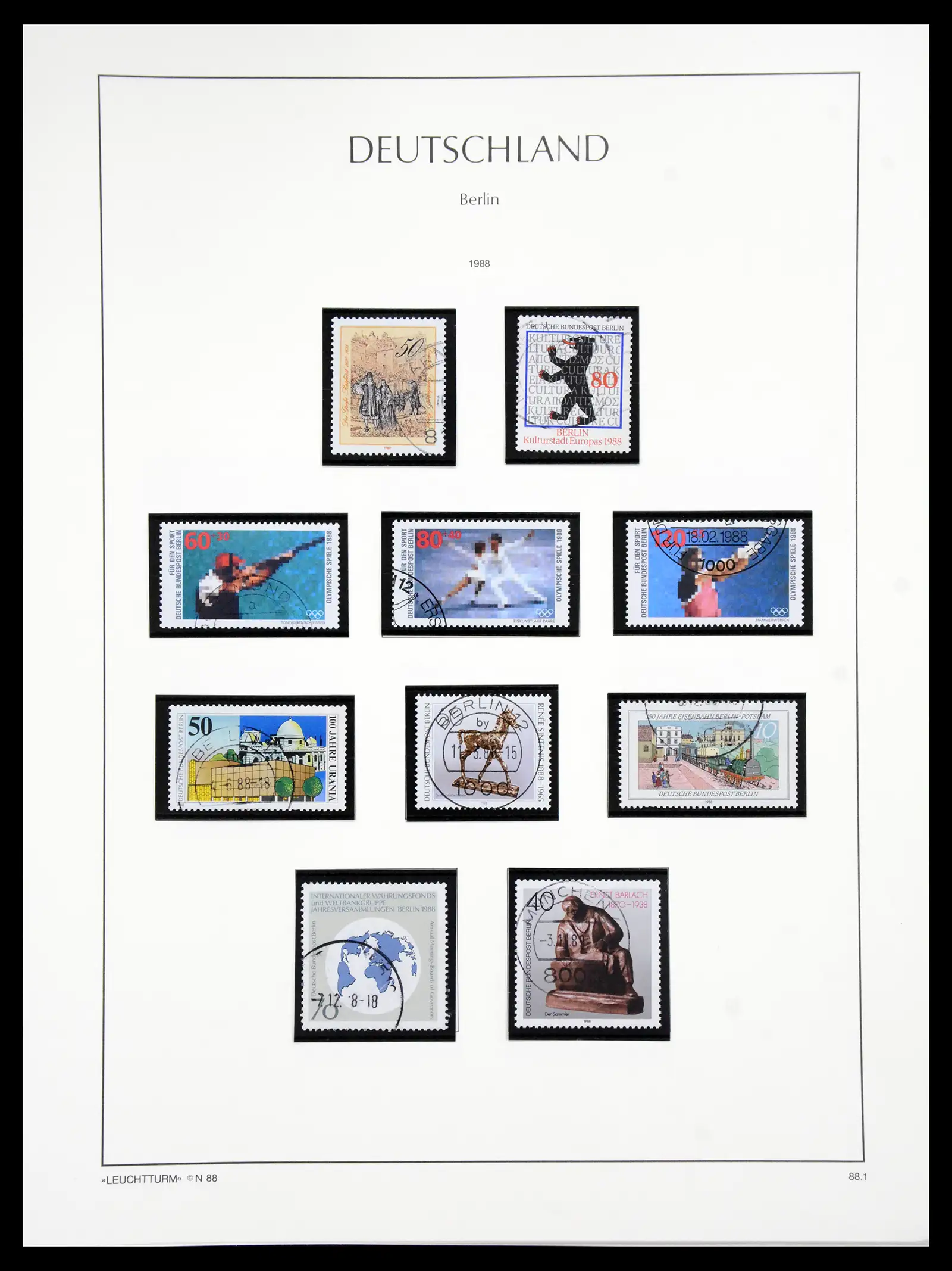 41113 0081 - Stamp collection 41113 Berlin 1948-1990 complete.