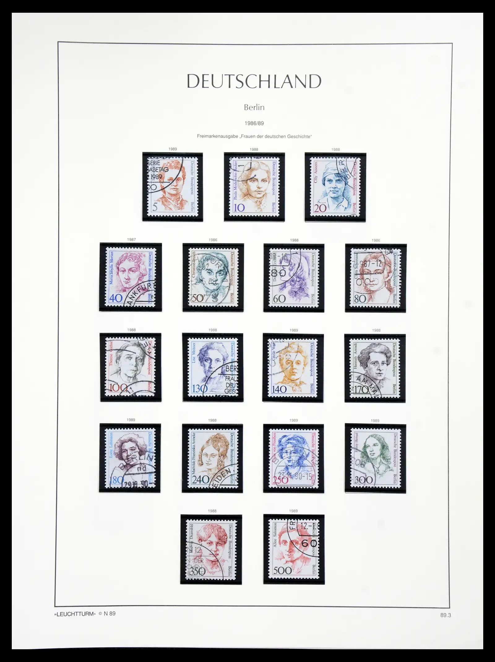 41113 0085 - Stamp collection 41113 Berlin 1948-1990 complete.