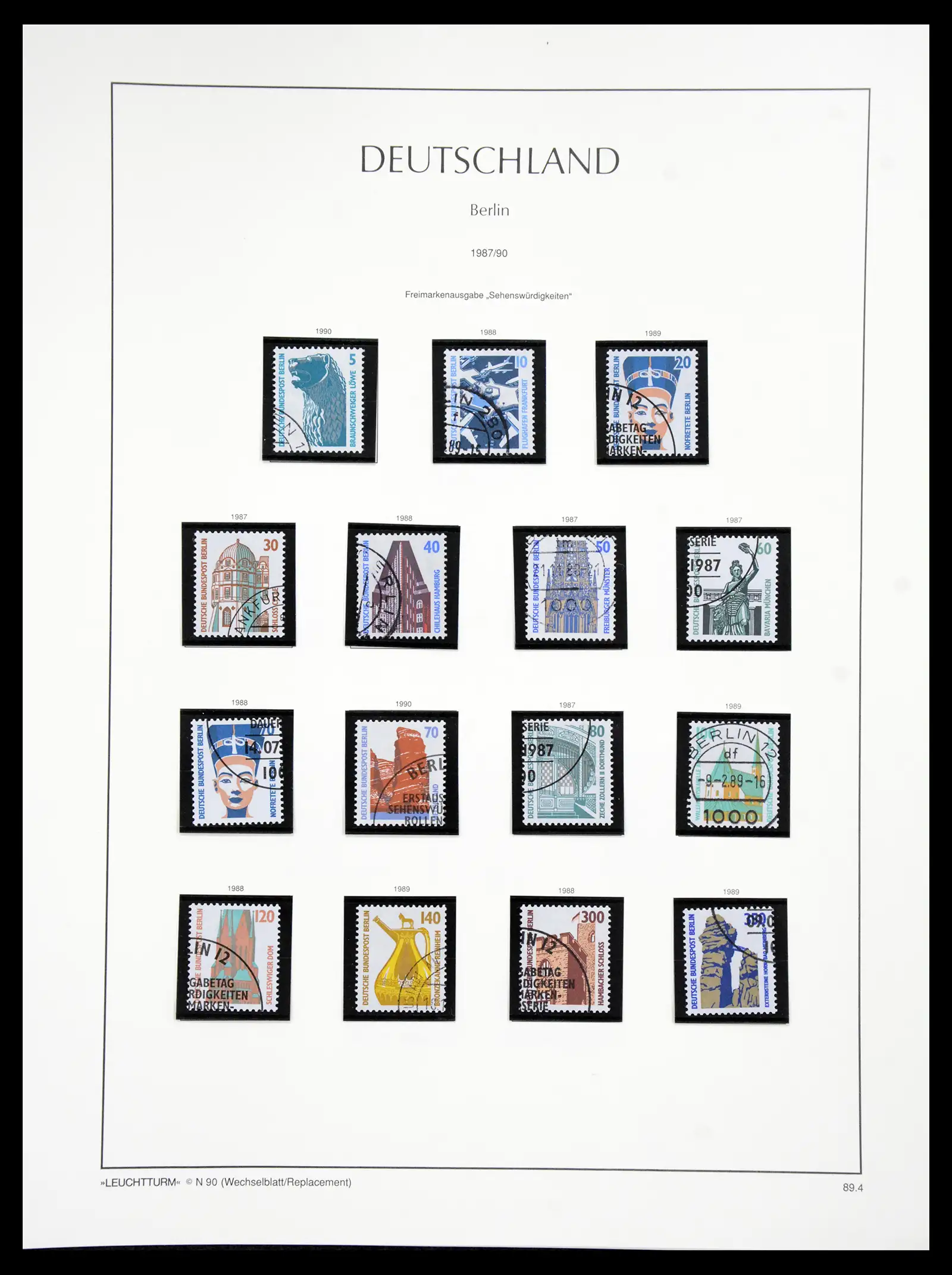41113 0086 - Stamp collection 41113 Berlin 1948-1990 complete.