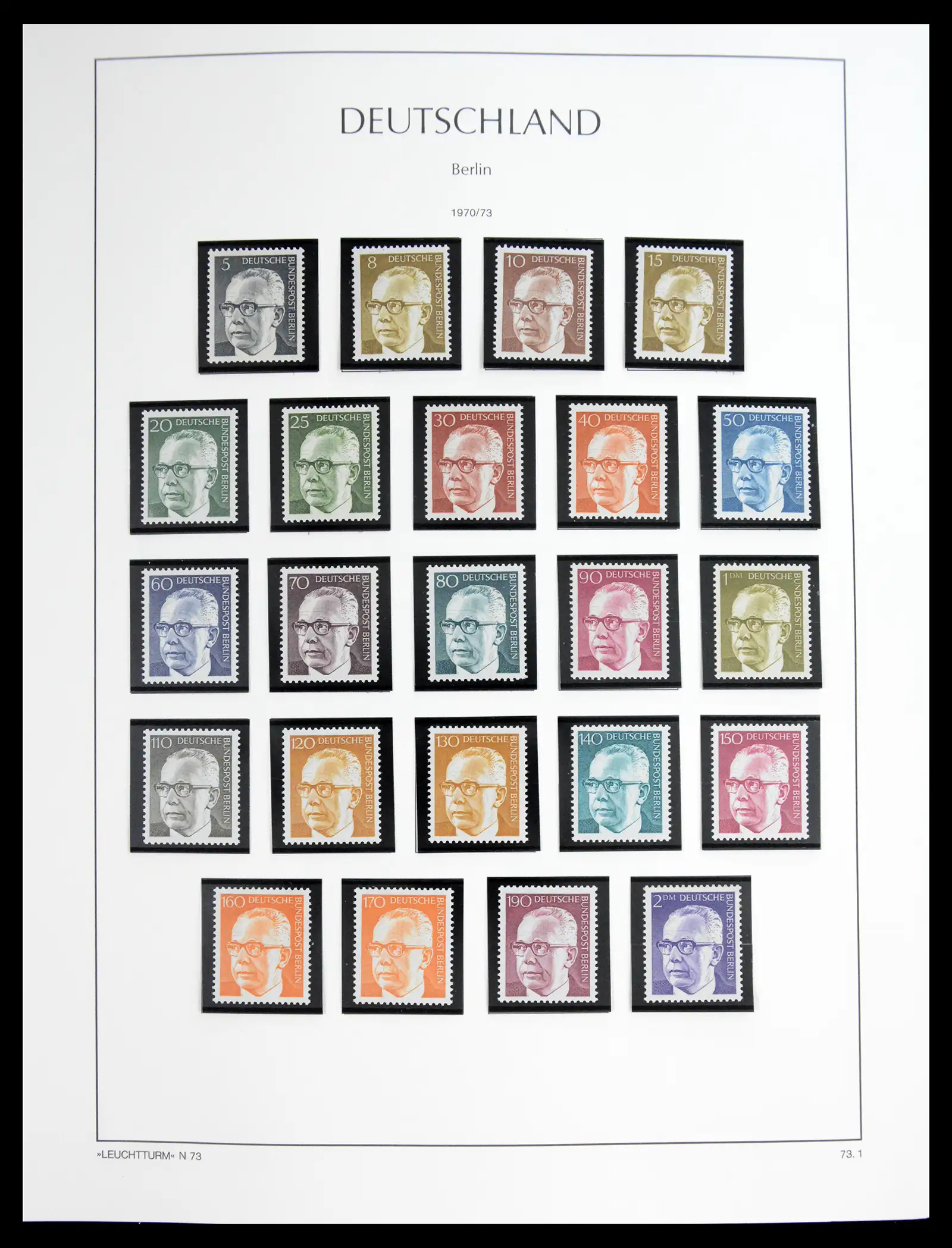 41114 0040 - Postzegelverzameling 41114 Berlijn 1948-1990 compleet.