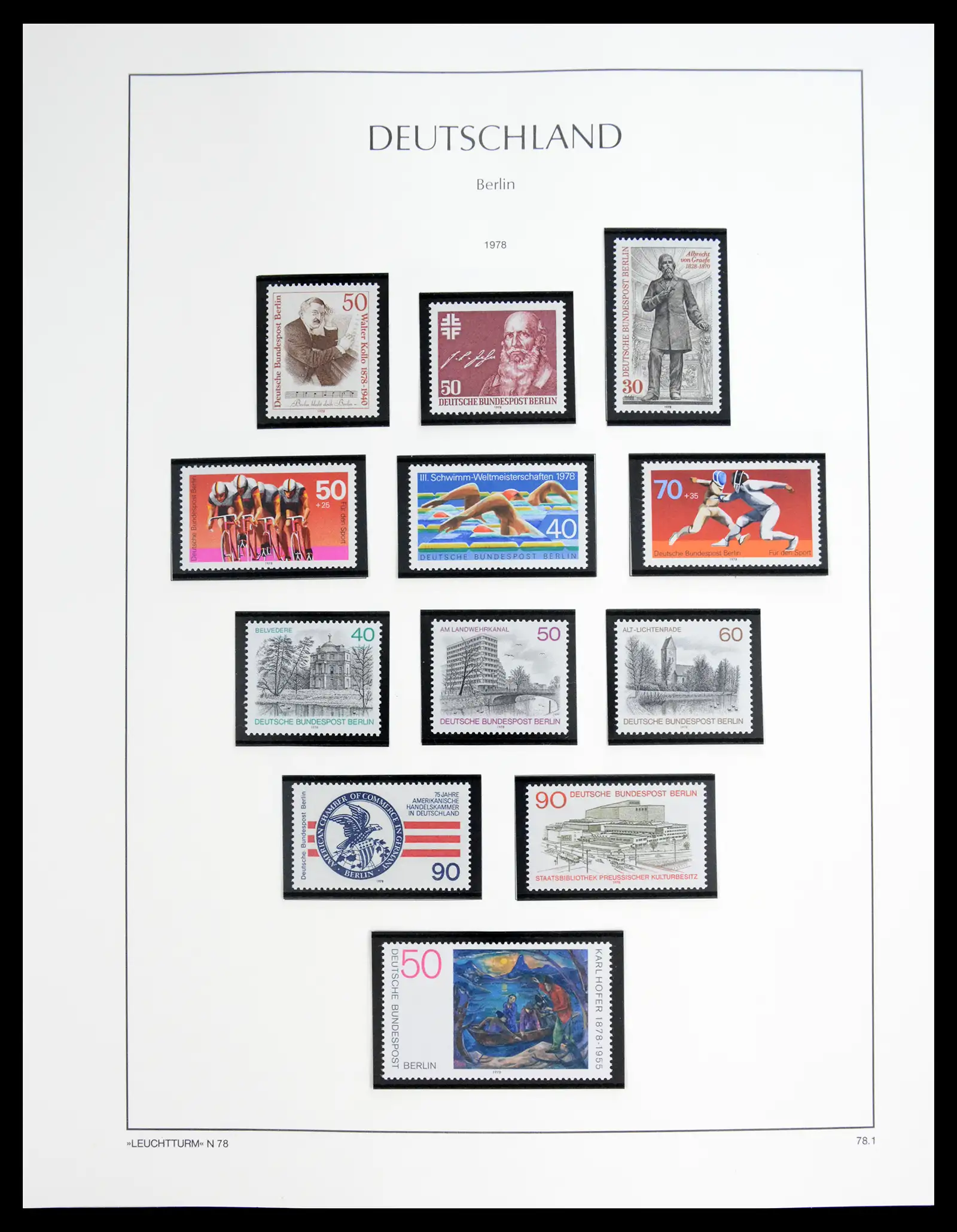 41114 0066 - Postzegelverzameling 41114 Berlijn 1948-1990 compleet.